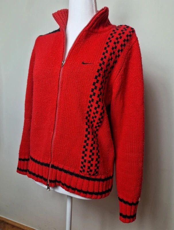 Nike Vintage Nike zipped cardigan 90s y2k 2000s swag Size M / US 6-8 / IT 42-44 - 1 Thumbnail