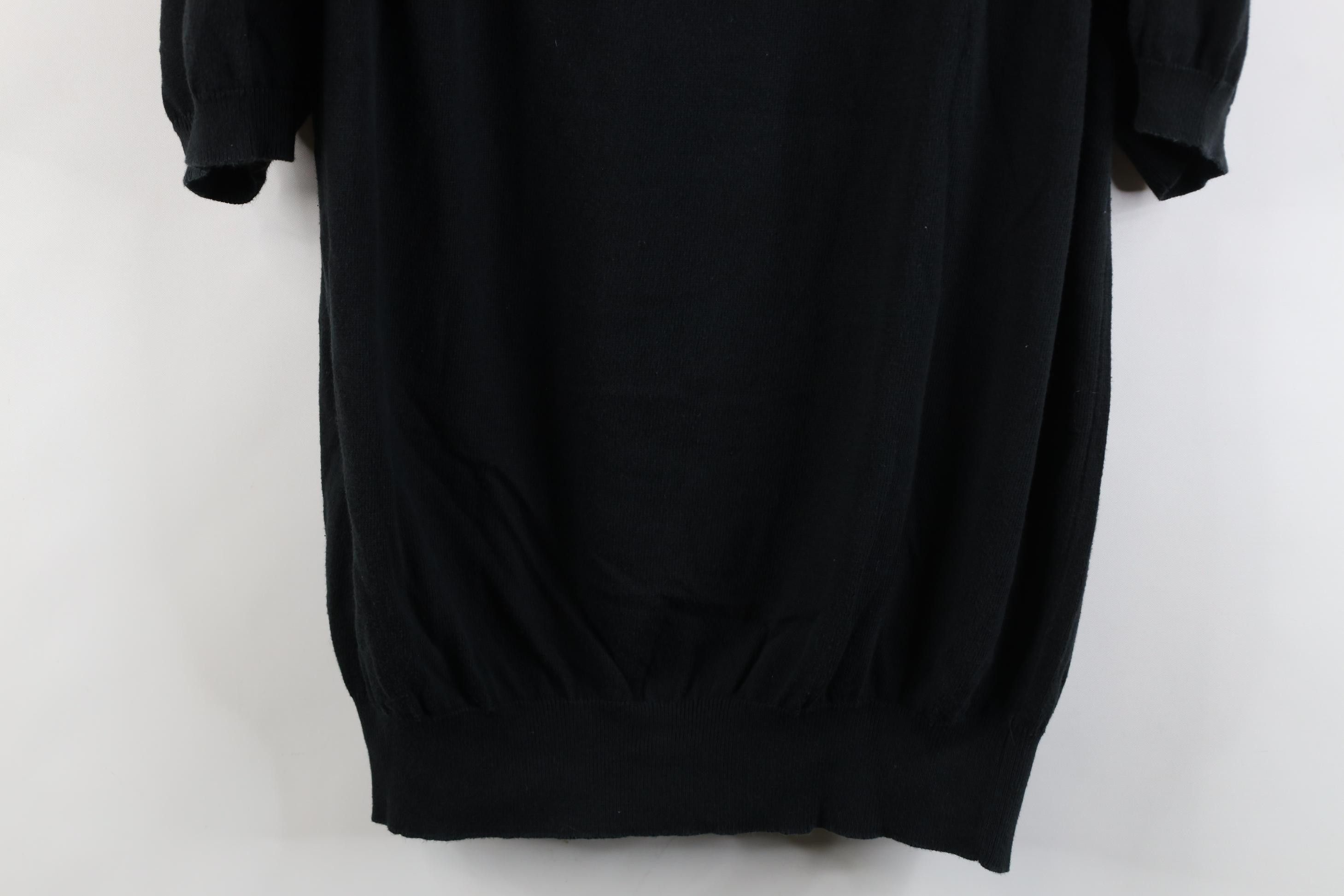 Vintage Vintage 90s Streetwear Knit Collared Pullover Polo Black Size US XL / EU 56 / 4 - 10 Thumbnail