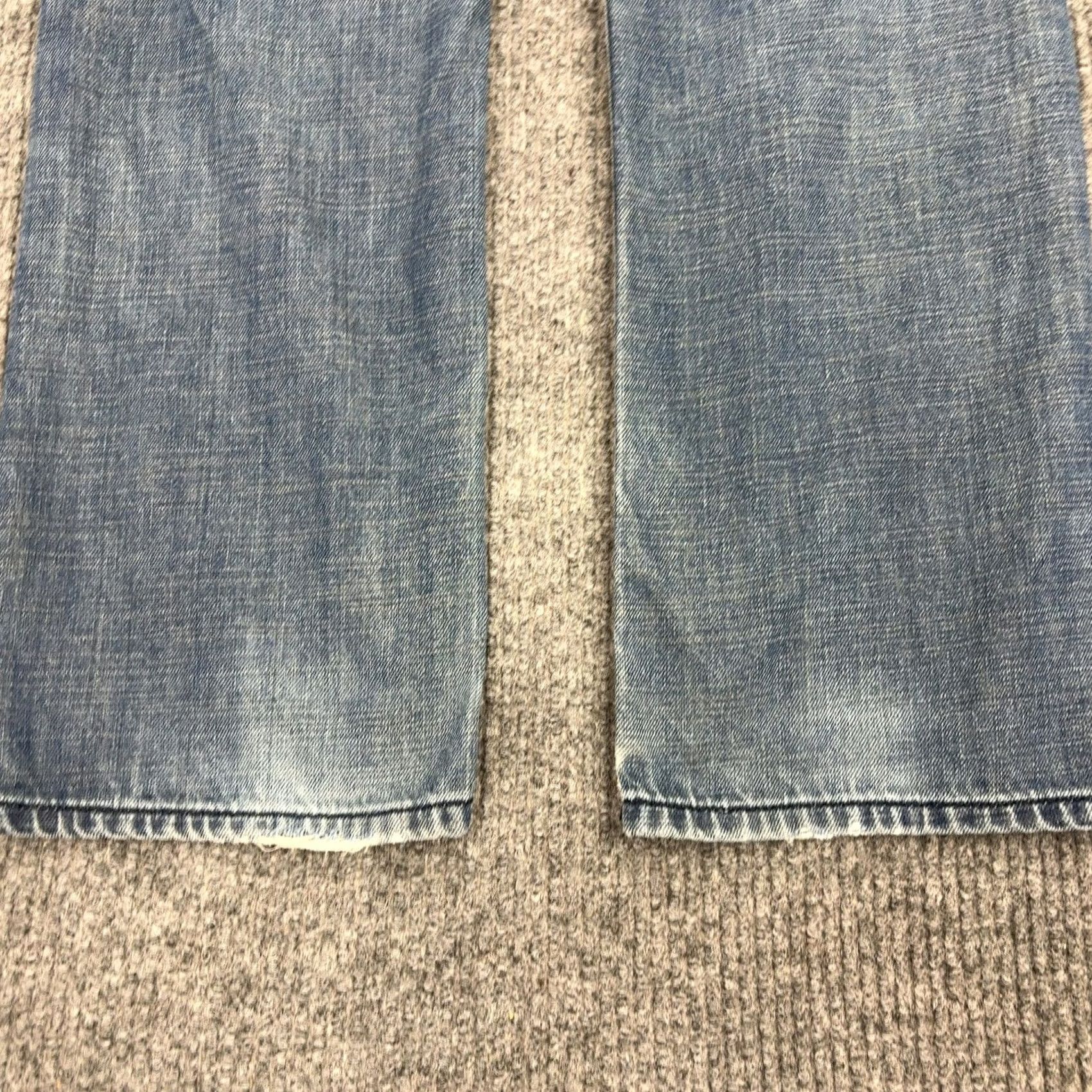 Guess GUESS Jeans Mens 31 Blue Cotton Blend Regular Straight Crescent Fit Jeans Casual Denim Straight 29in Inseam Mens Size US 31 - 7 Thumbnail