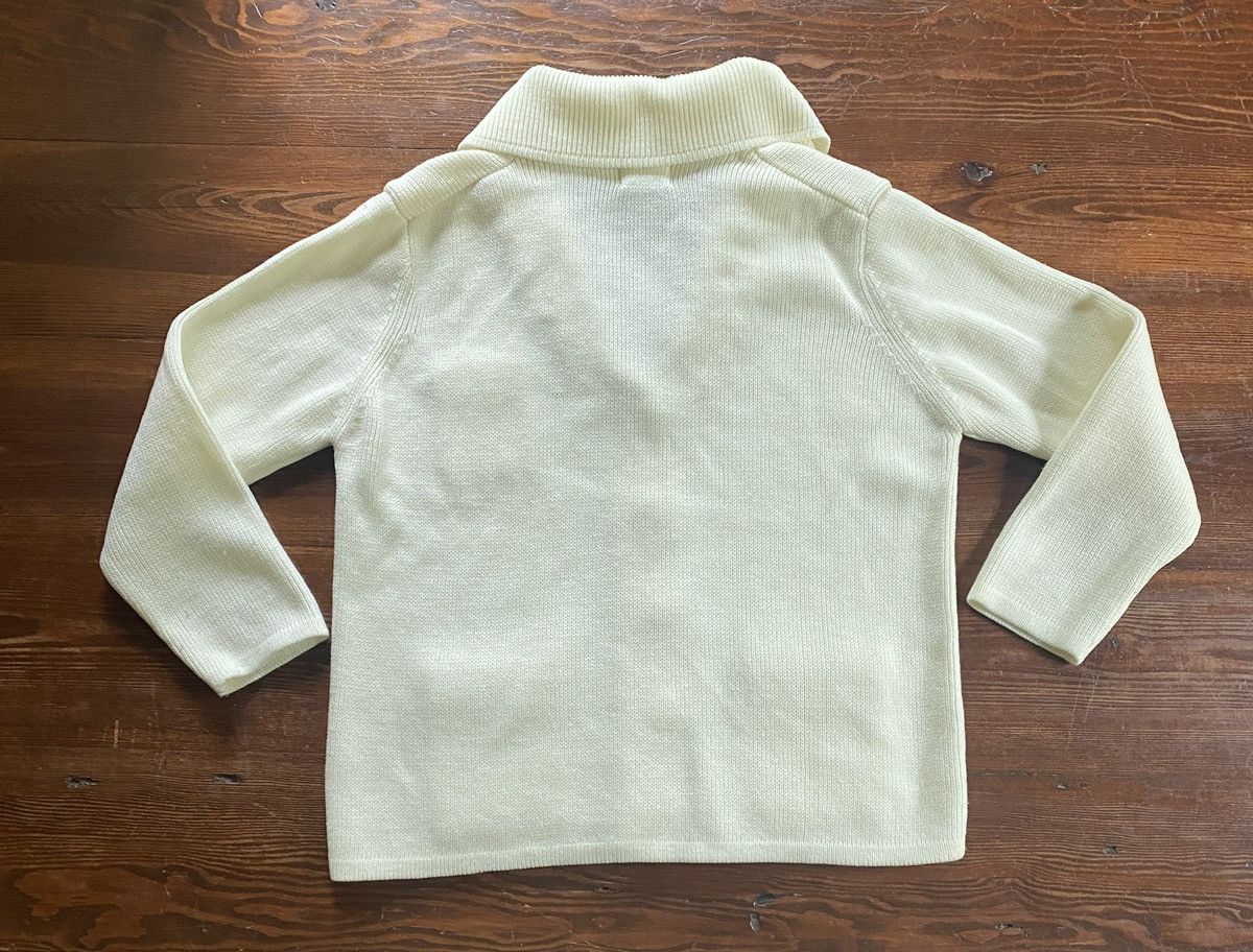 Sears Vintage 70’s Sears Women’s Cream Cowl Neck Cardigan Sweater Size M / US 6-8 / IT 42-44 - 15 Thumbnail