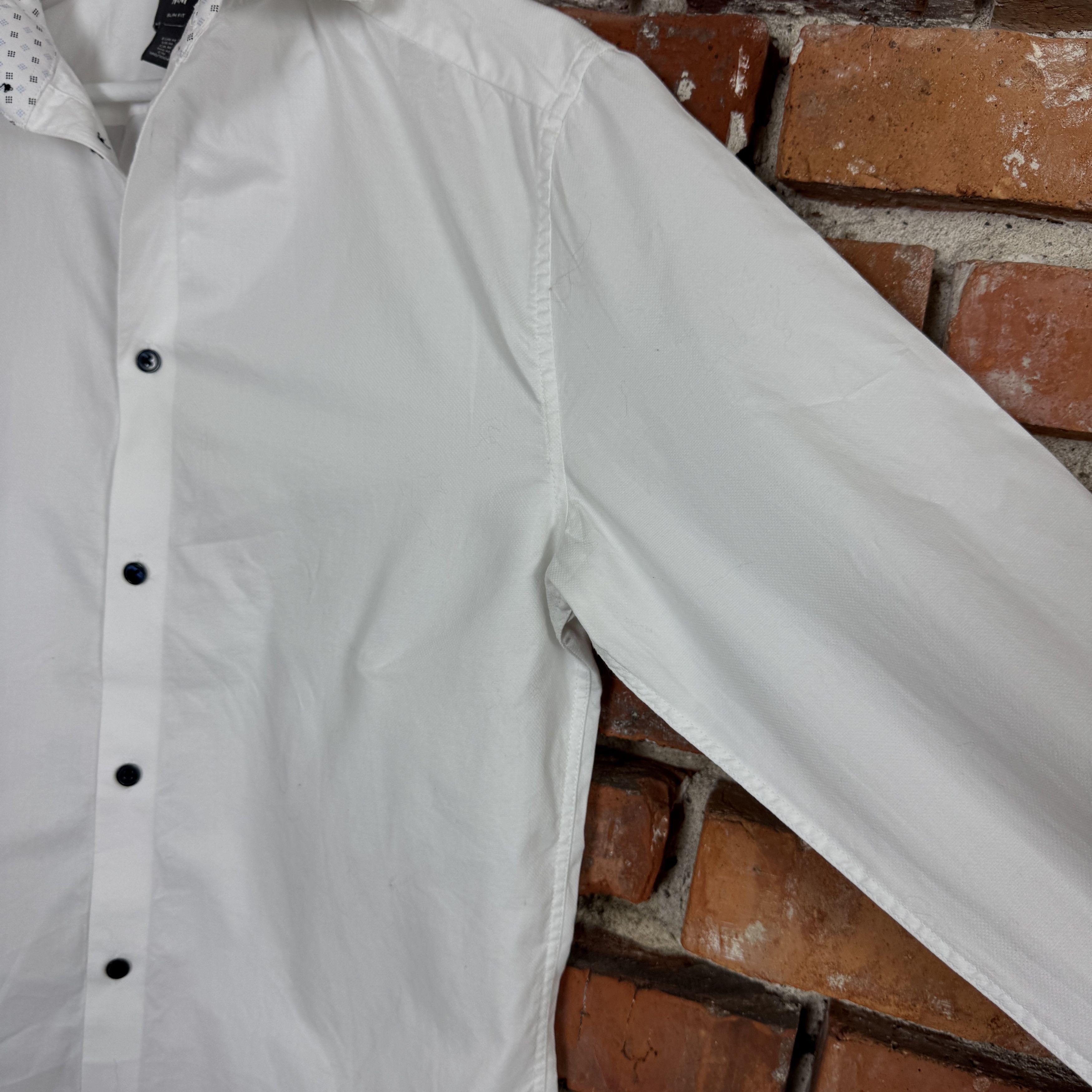H&M H&M white formal shirt elegant long sleeve (M) Size US M / EU 48-50 / 2 - 7 Thumbnail