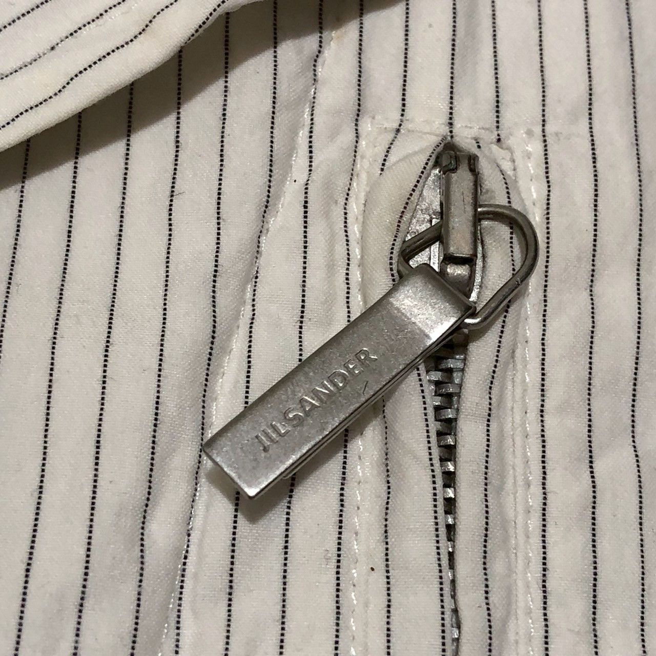 Jil Sander Jil Sander Pinstripe Utility Jacket (SS2000s) Size XS / US 0-2 / IT 36-38 - 5 Thumbnail