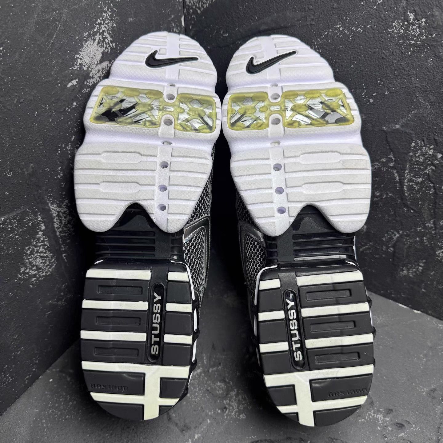 Stussy Stussy x Nike Black & Silver Sneakers Q10 Size US 10 / EU 43 - 4 Thumbnail
