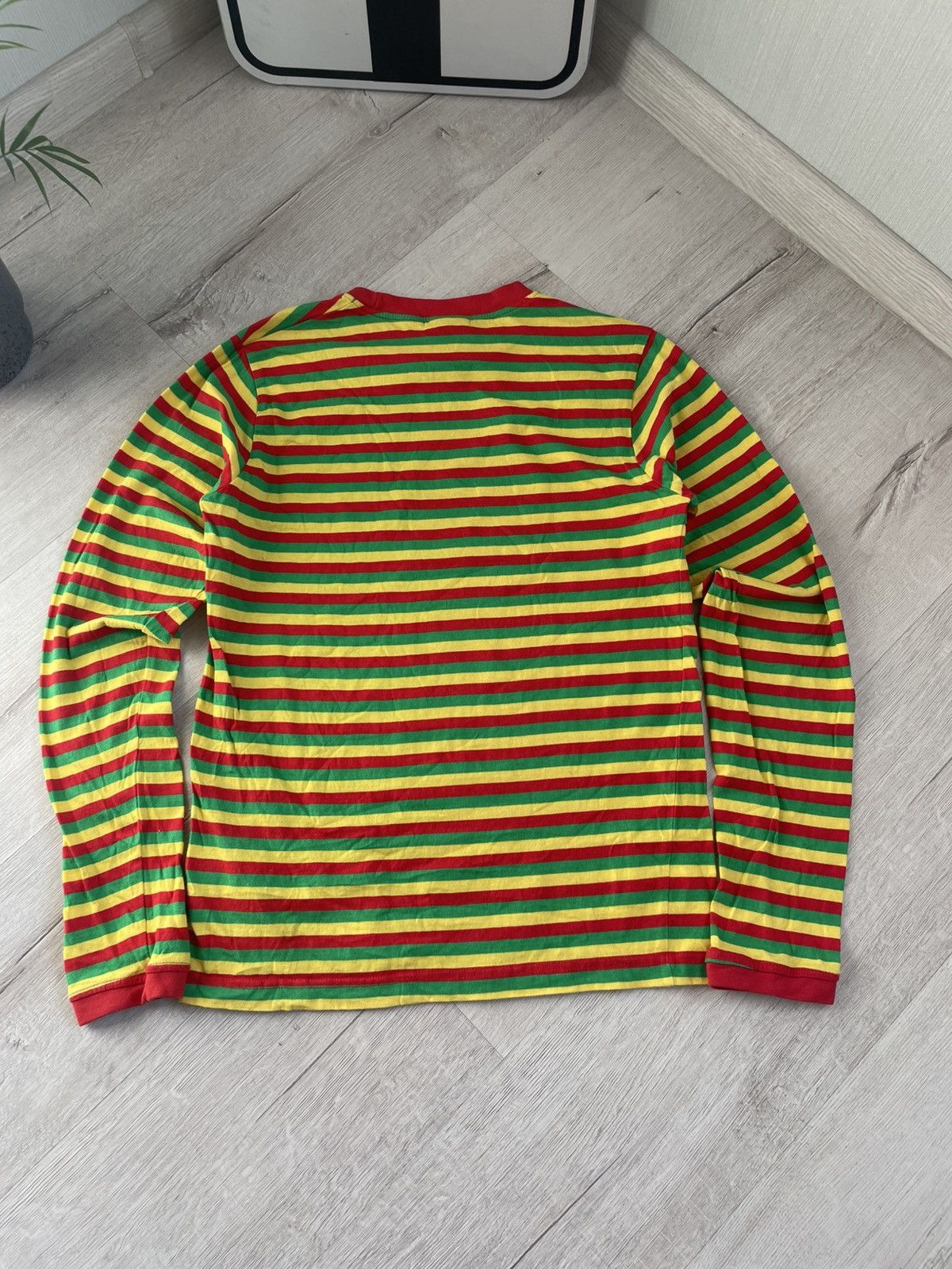 Hysteric Glamour × If Six Was Nine × Le Grande Bleu (L.G.B.) Crazy Y2k Stripped Longsleeve Jamaica Apollo Tee Size S / US 4 / IT 40 - 9 Thumbnail