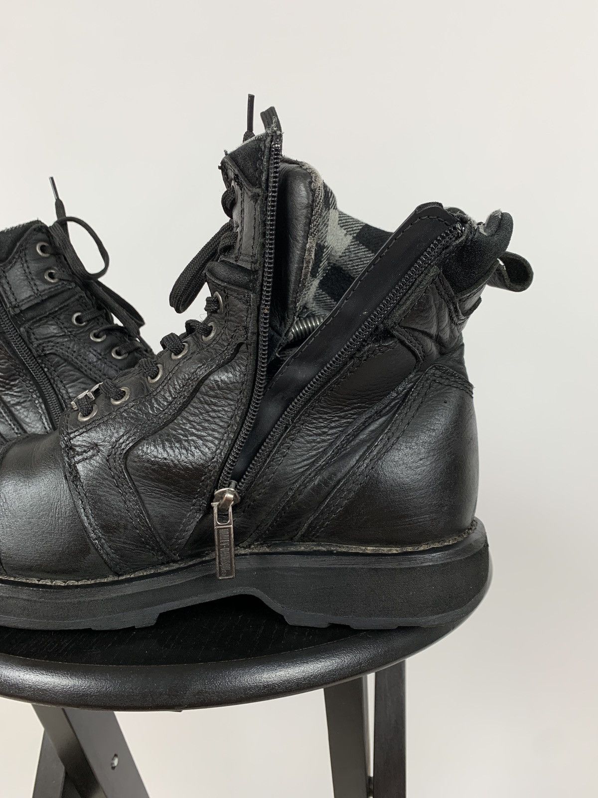 Harley Davidson Vintage Harley Davidson Black Leather Boots Size US 9 / EU 42 - 18 Thumbnail
