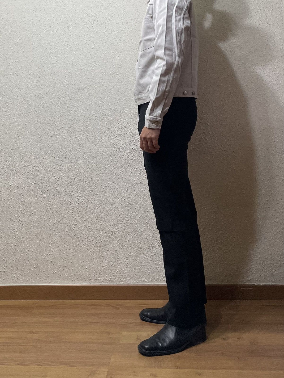 Helmut Lang Circa 2004 Helmut Lang Tailored Bondage Strap Pants Vintage Size US 29 - 14 Thumbnail