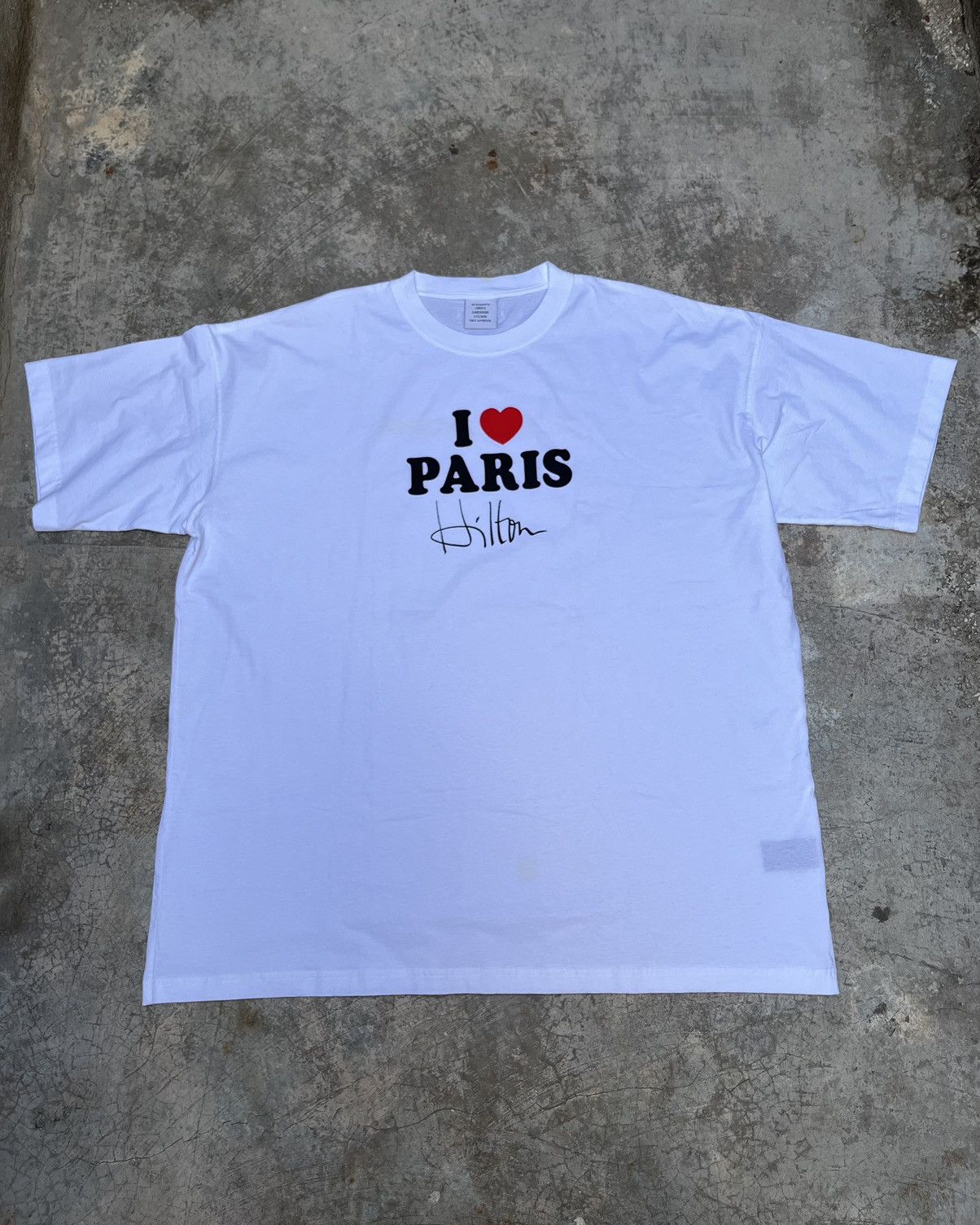 I Love Paris Hilton Shirt Vetements Vetements 2020 