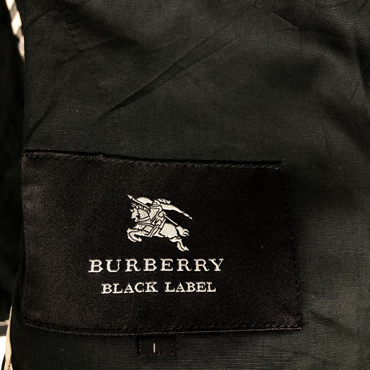 Burberry 🔥Rich Black Vintage Burberry Black Label Long Jacket Size US L / EU 52-54 / 3 - 17 Thumbnail