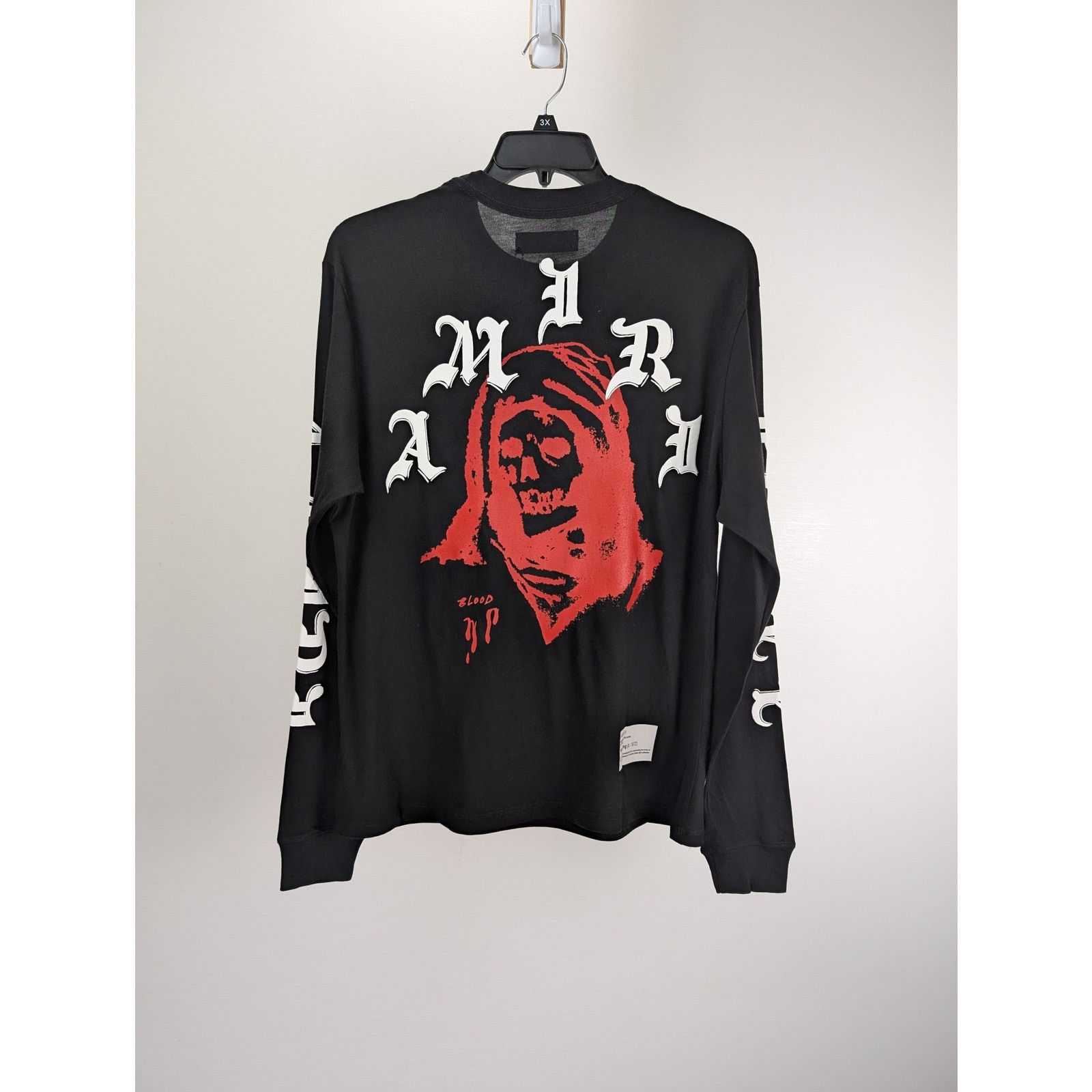 Amiri o1rshd1 Q:2 / Wes Lang Solar Kings Long Sleeve Tee T-Shirt Size US XL / EU 56 / 4 - 8 Thumbnail