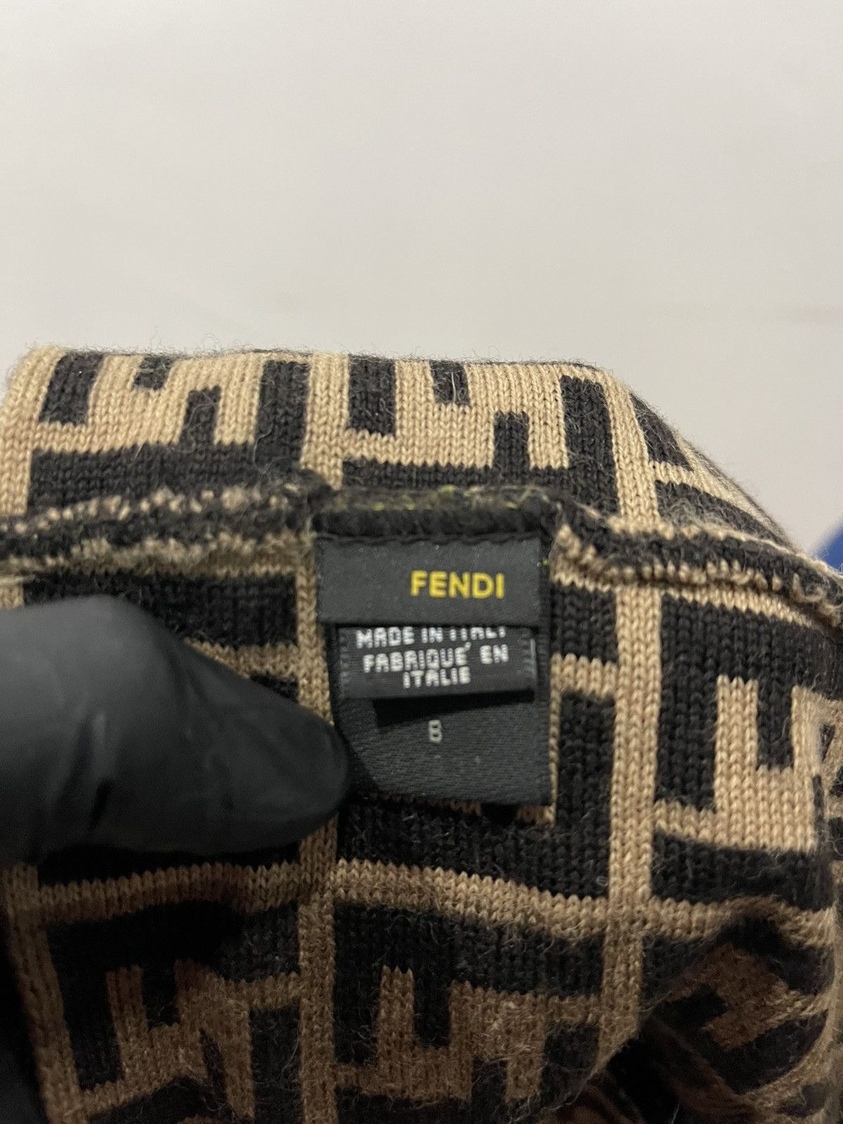 Fendi Beanie Fendi Brown Wool Hat Size ONE SIZE - 4 Thumbnail