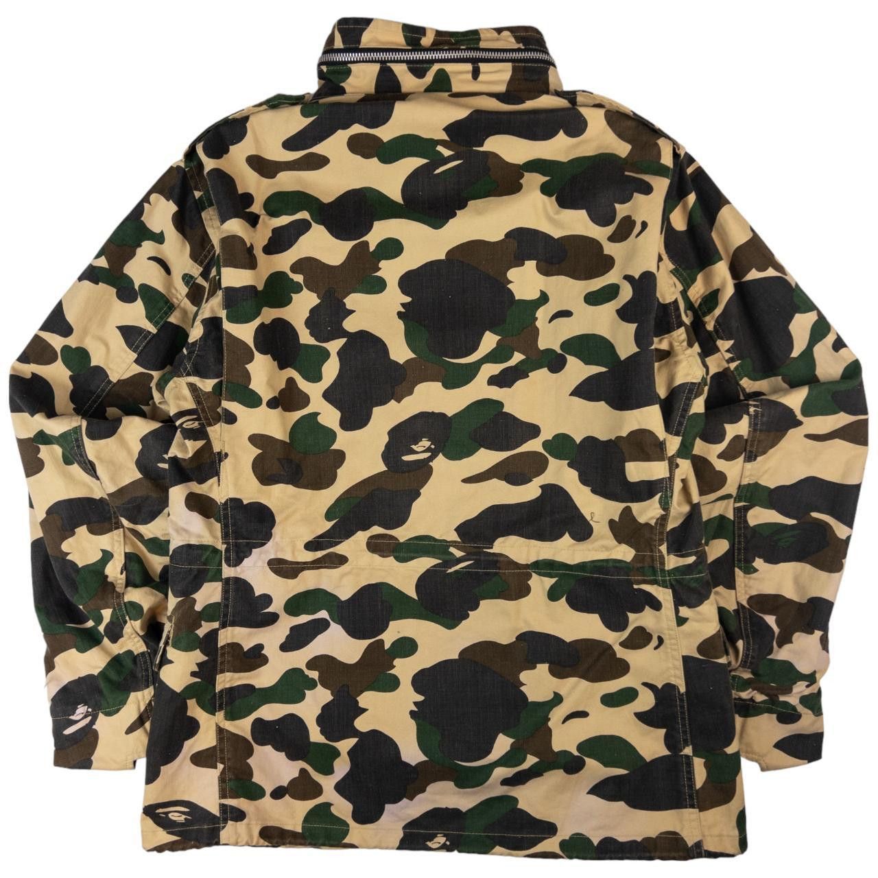 Bape Vintage Bape Adjustable Camo Zip Up Jacket Size M Size US M / EU 48-50 / 2 - 2 Thumbnail