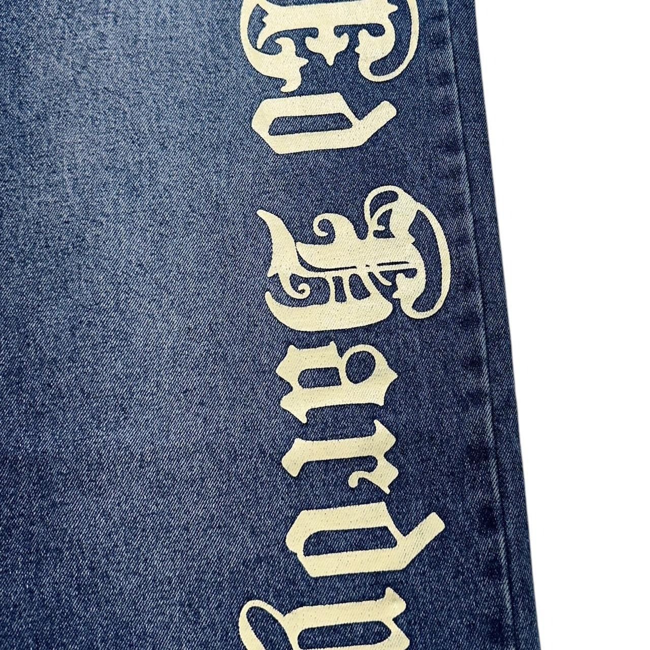 Ed Hardy × Vintage Ed Hardy Wide Leg Jeans Size 30" / US 8 / IT 44 - 7 Thumbnail
