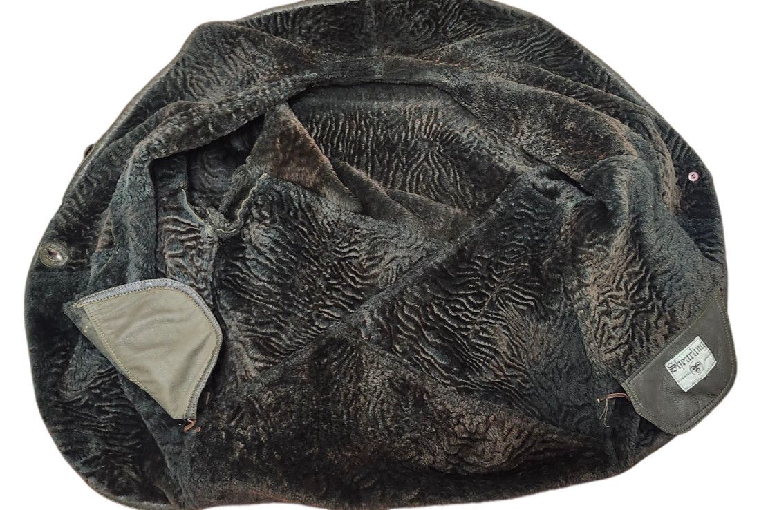 Other Umberto Olivieri Italy Leather Fur Coat Jacket Sparrling Size L / US 10 / IT 46 - 11 Thumbnail