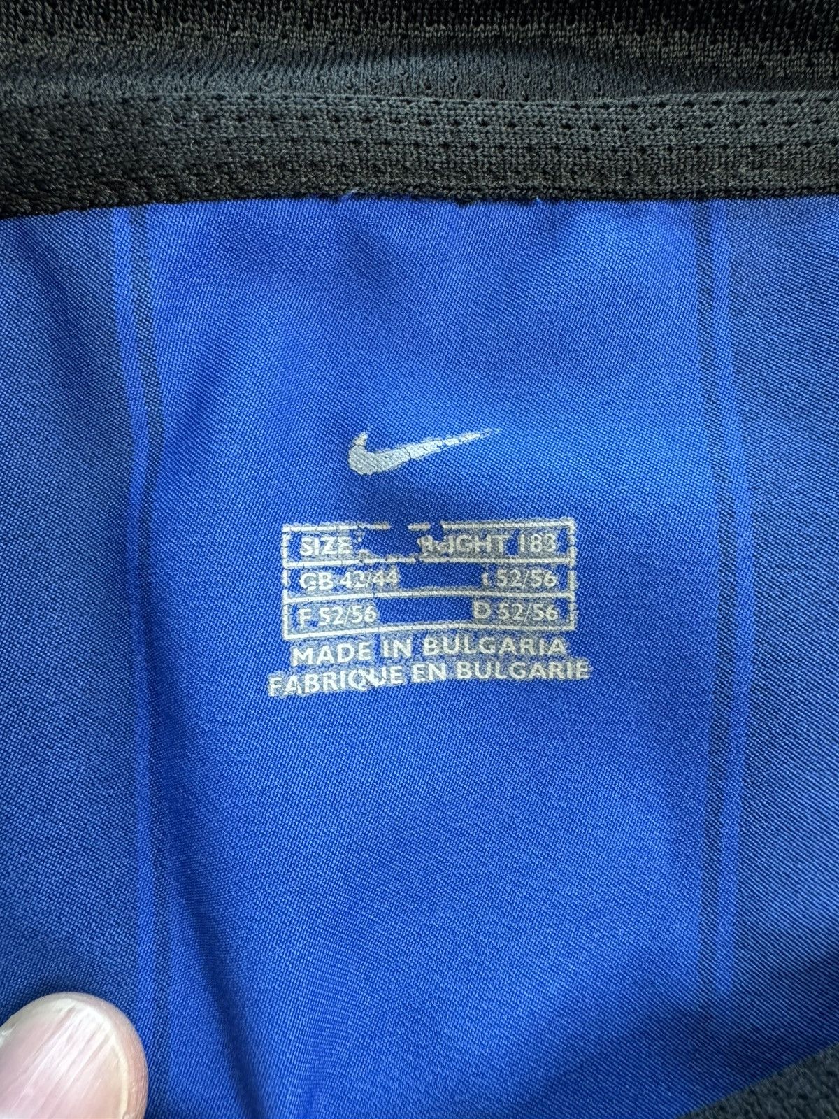 Nike Vintage Inter jersey Size US XL / EU 56 / 4 - 4 Thumbnail