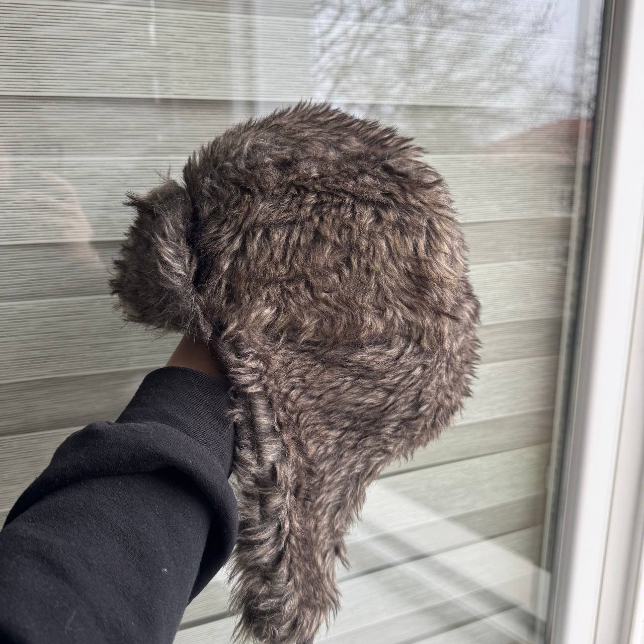 Japanese Brand Japanese Fur Ushanka Winter Russian Trapper Fuzzy Goth Hat Size ONE SIZE - 4 Thumbnail