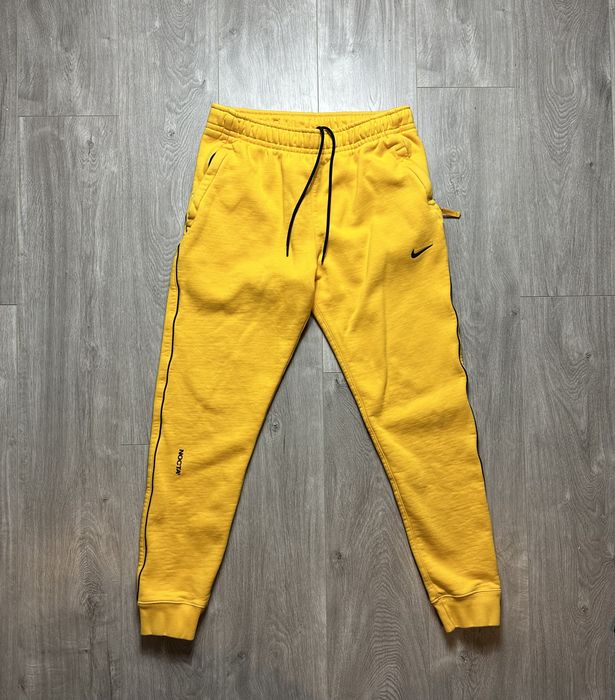 mens yellow nike sweatpants