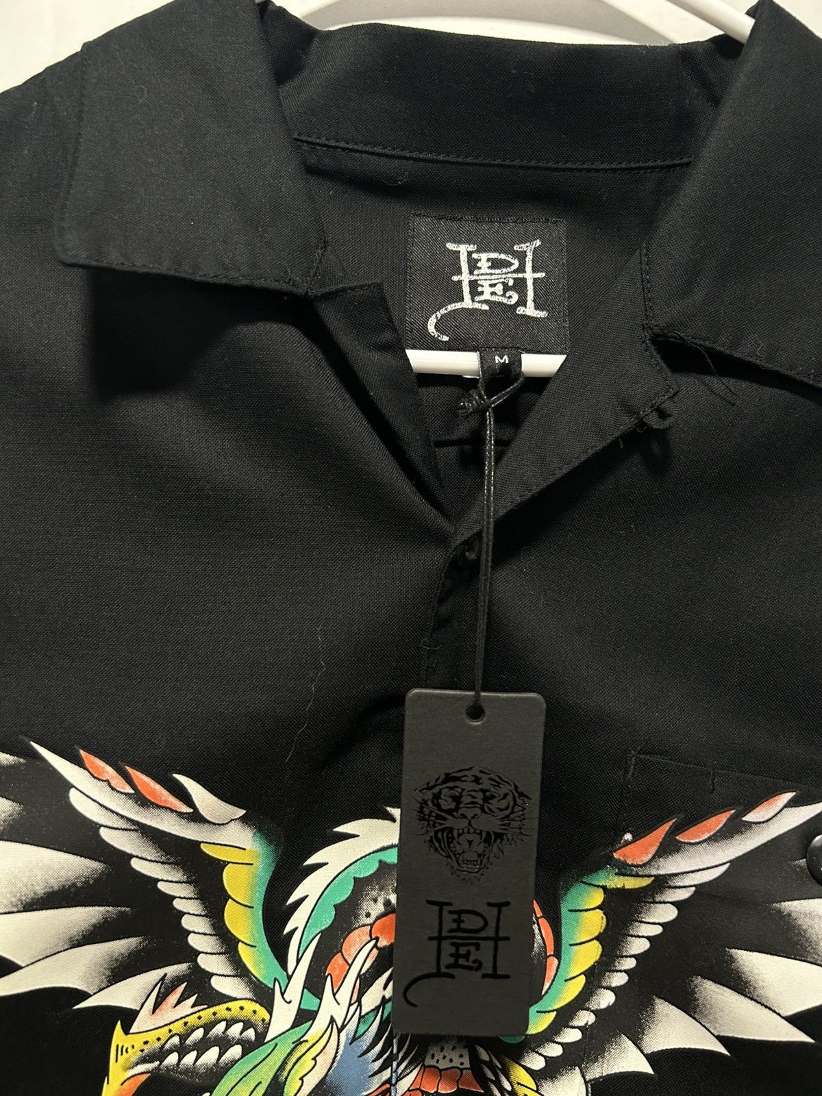 Ed Hardy y2k EdHardy ShortSleeve Button Up Size US M / EU 48-50 / 2 - 3 Thumbnail