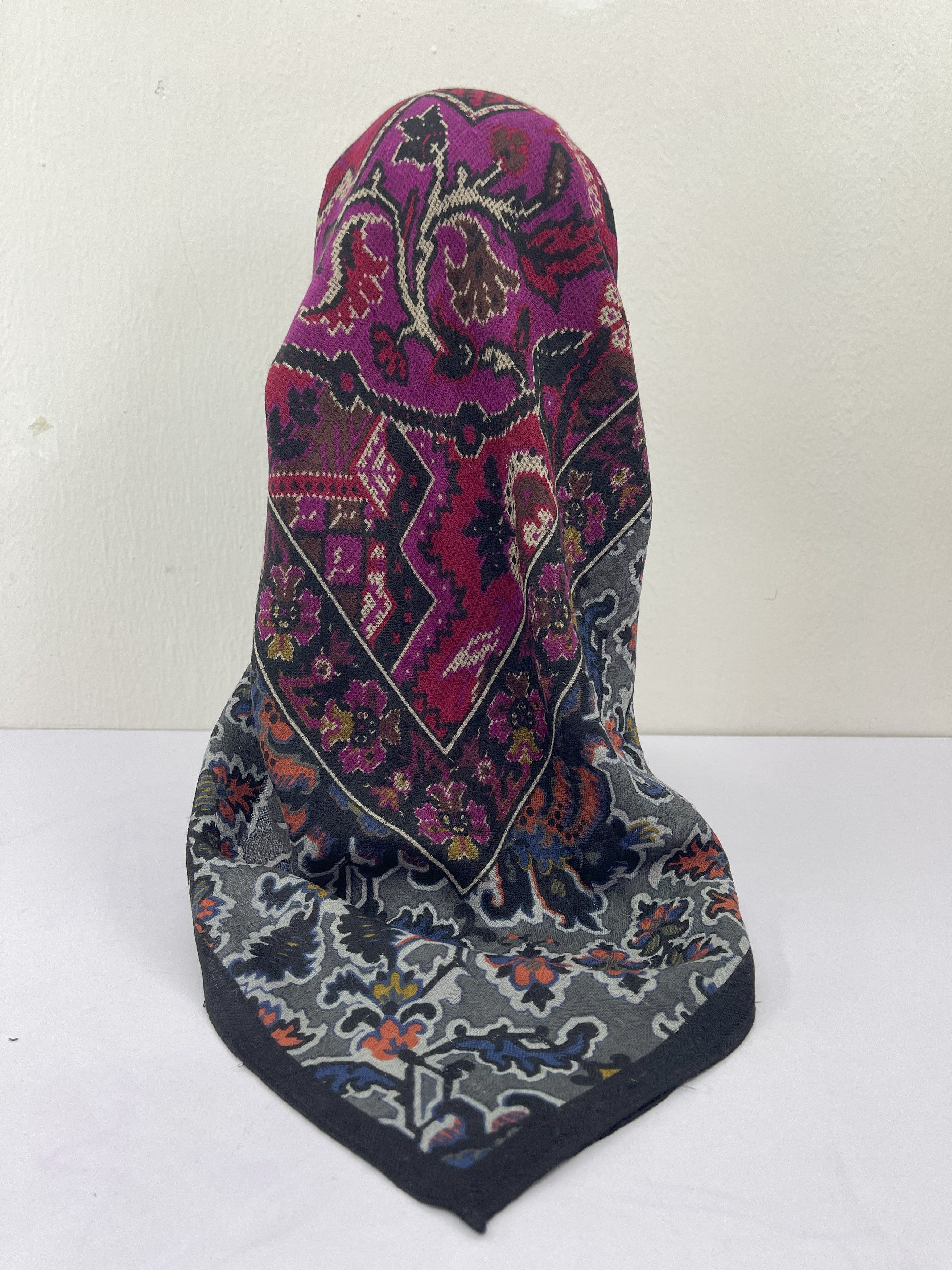 Kenzo Vintage Kenzo Wool + Silk Scarf - S7002 Size ONE SIZE - 3 Thumbnail