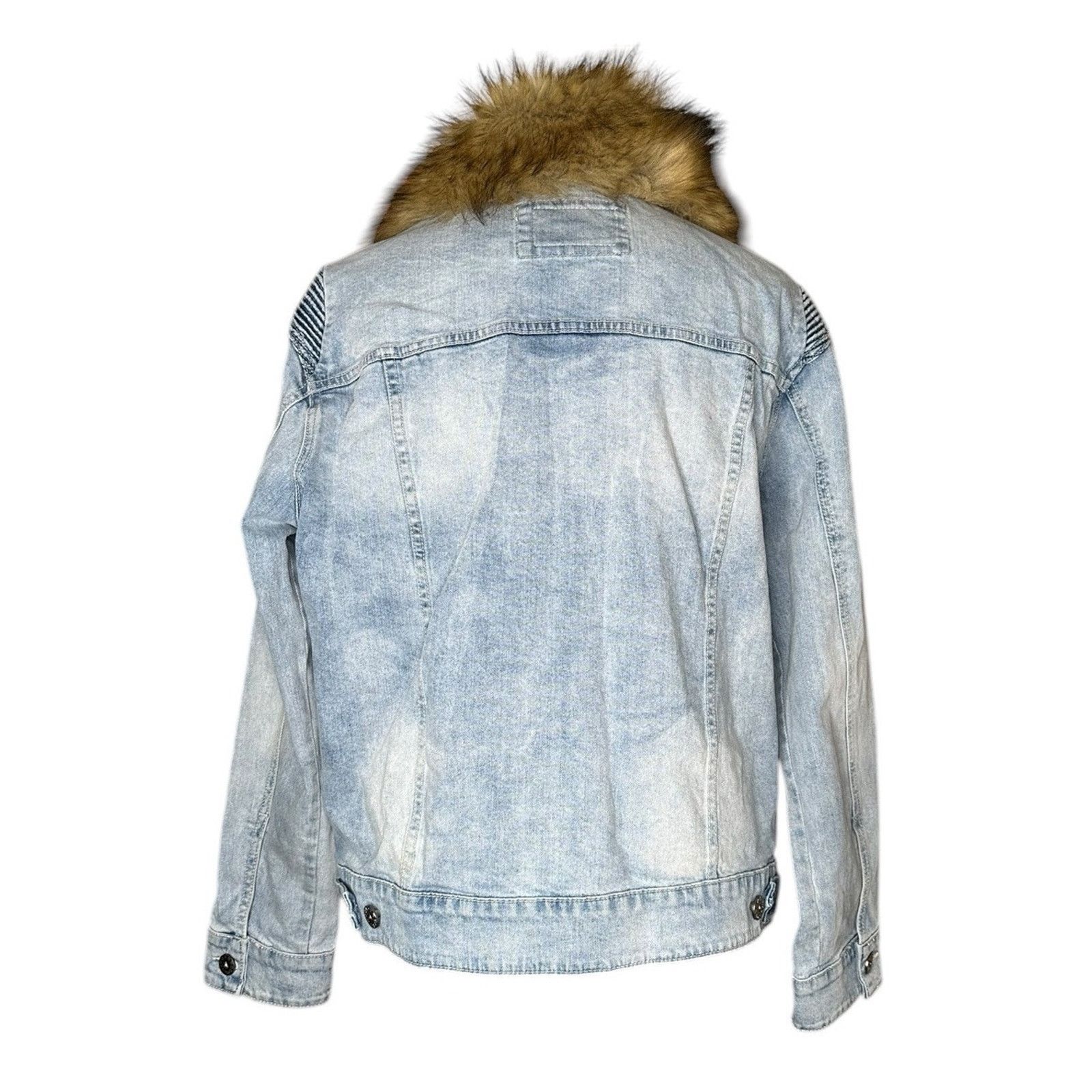 Other Kloud9 Jean Jacket Detachable Fur Collar Distressed 2XL Size US XXL / EU 58 / 5 - 6 Thumbnail