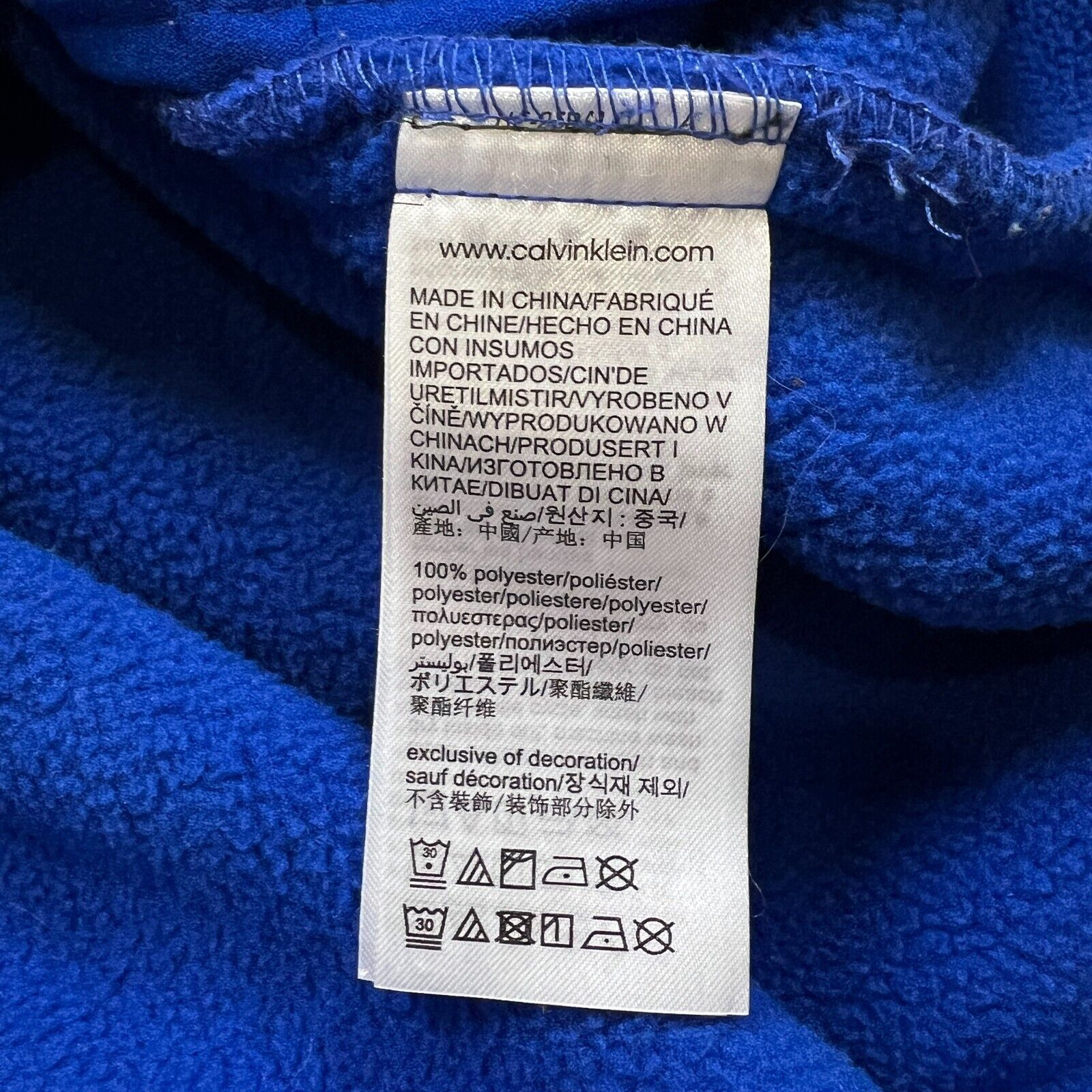 Calvin Klein Calvin Klein Jeans Fleece Medium EST 1978 Moon Odyssey Zip Size US M / EU 48-50 / 2 - 7 Thumbnail