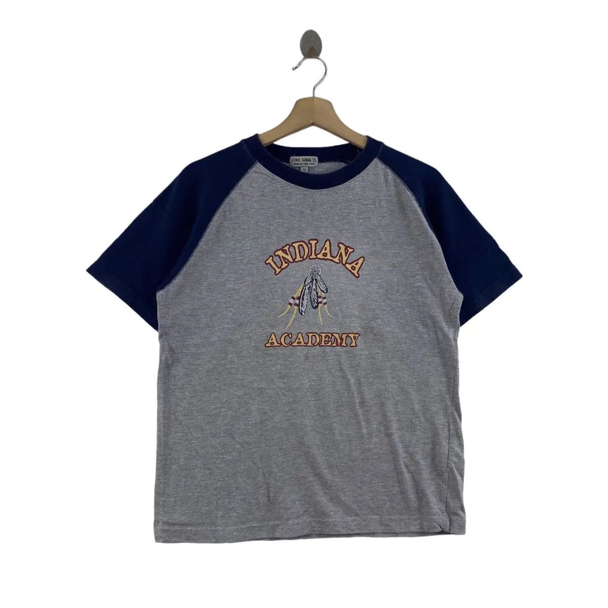 Vintage Vintage INDIANA ACADEMY Atomic Banana Tee Shirt Top Worn Out Size US M / EU 48-50 / 2 - 1 Thumbnail