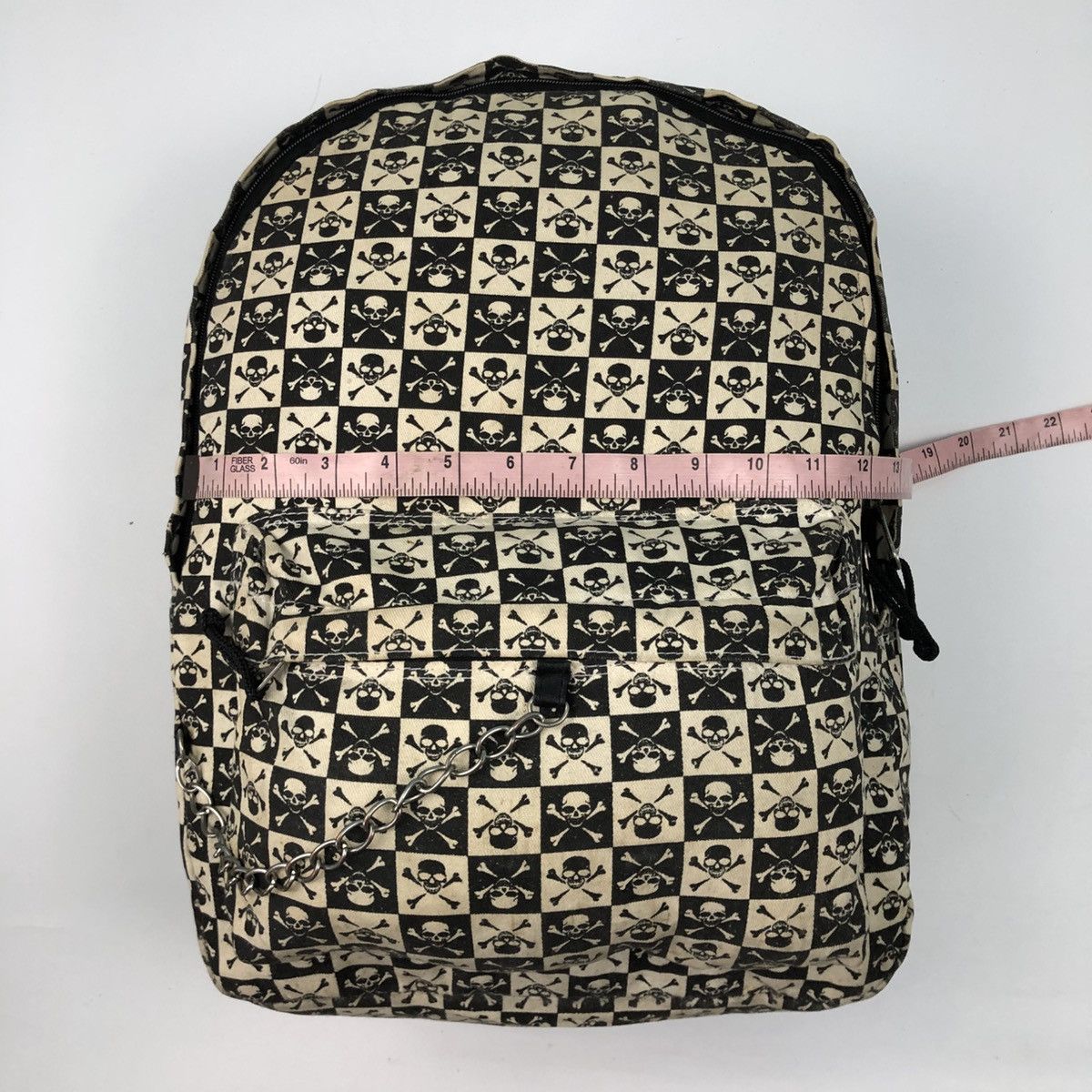Japanese Brand SKULL FULL PRINTED LOGO BACKPACK Size ONE SIZE - 12 Thumbnail