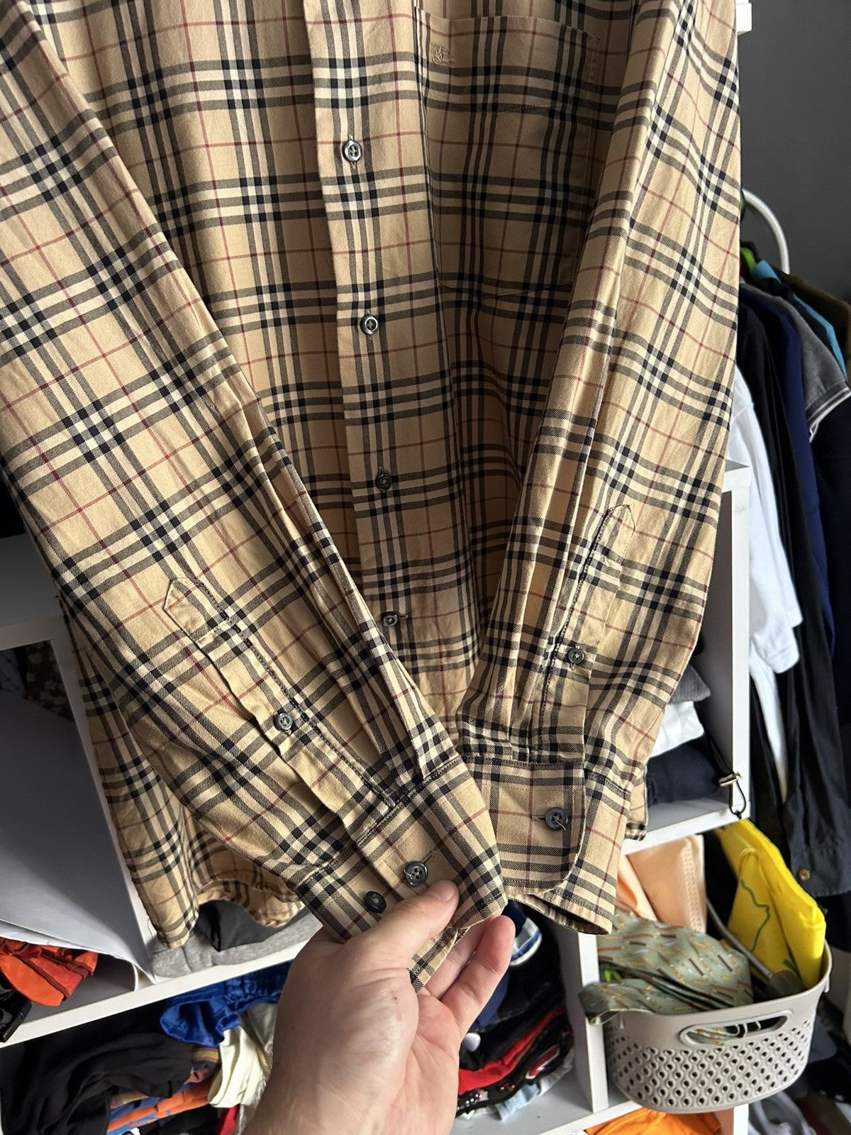 Burberry Vintage Burberry nova check shirt Size US XL / EU 56 / 4 - 4 Thumbnail