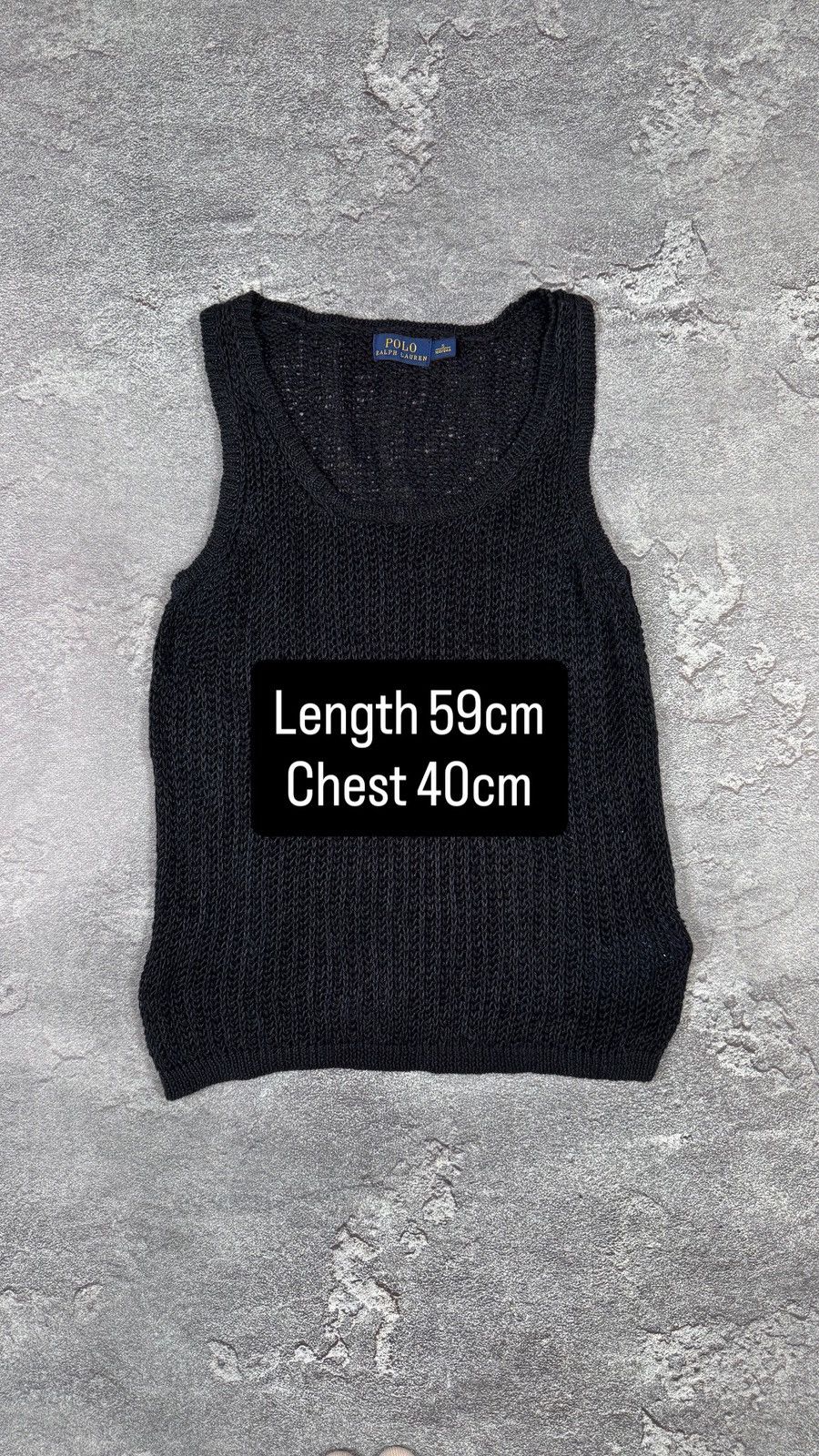 Polo Ralph Lauren Polo Ralph Lauren Medium Knit Tank Top Size S Streetwear Size US S / EU 44-46 / 1 - 2 Thumbnail
