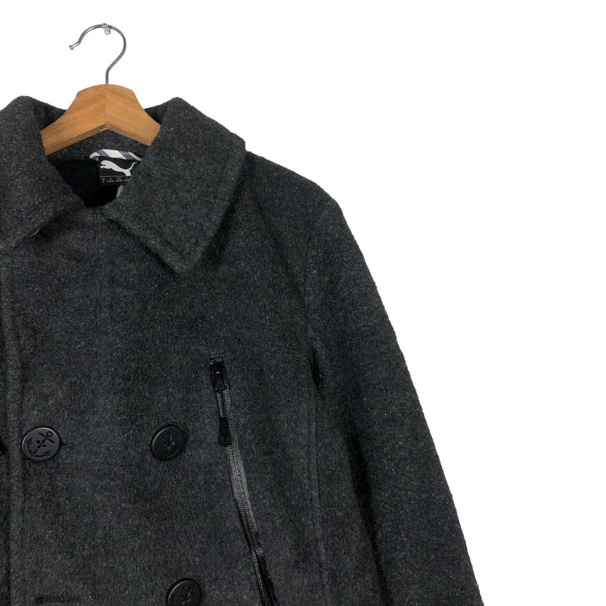 Japanese Brand 🔥Vintage Duffle Wool Jacket Puma Double Breast Size US S / EU 44-46 / 1 - 6 Thumbnail