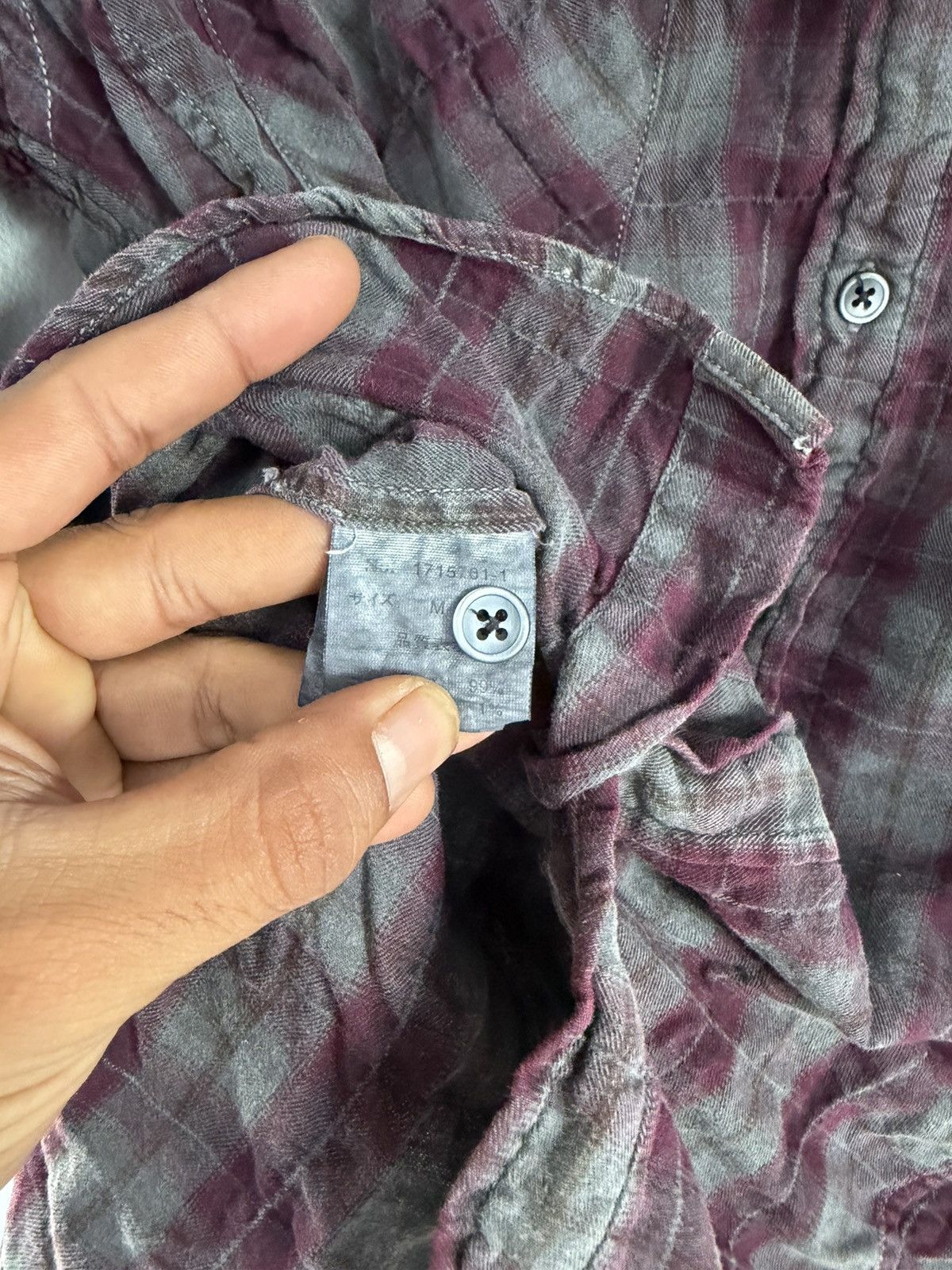 Tete Homme TETE HOMME plaid Flannel shirt Size US M / EU 48-50 / 2 - 4 Thumbnail