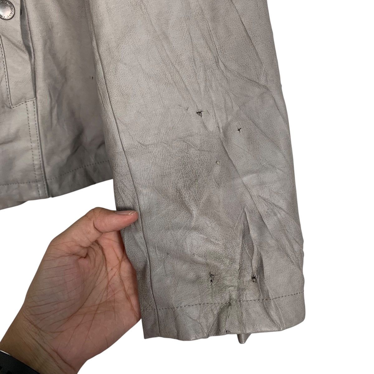 semanticdesign Semantic Design Hooded Synthetic Leather Jacket Size US S / EU 44-46 / 1 - 14 Thumbnail