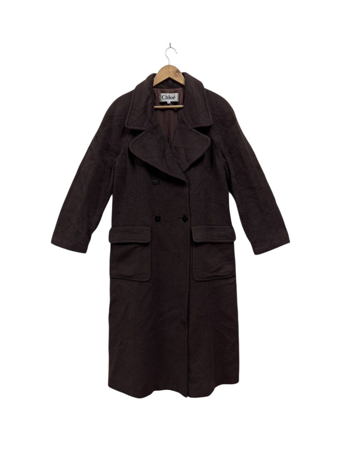 Chloe Vintage Chloè Wool Teddy Coat Jacket Size L / US 10 / IT 46 - 1 Thumbnail