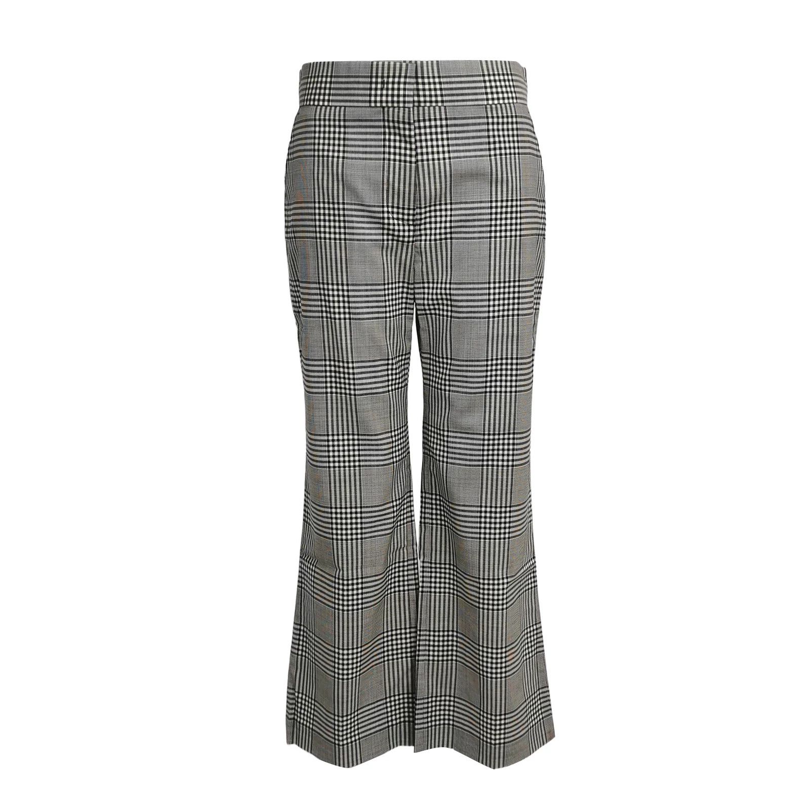 MSGM MSGM Wool Color-Block Plaid Trousers Size 40" / US 18 - 1 Thumbnail