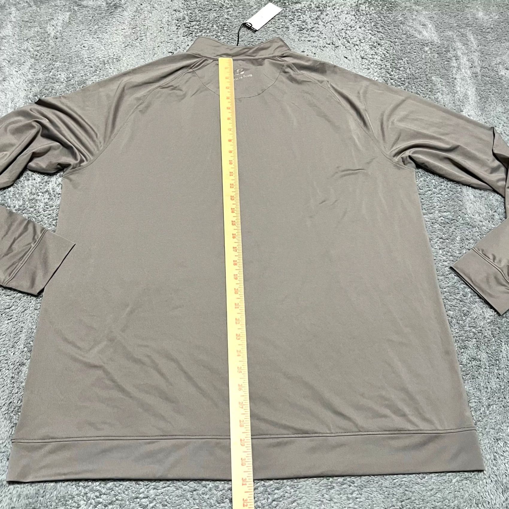 Vintage VINTAGE Southern Seam Shirt Mens XXL Gray Quarter Zip Golf Performance Long Sleeve Size US XXL / EU 58 / 5 - 8 Thumbnail