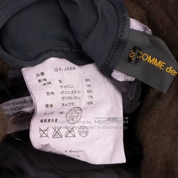 Comme des Garcons Comme des Garcons Green vintage design mandarin collar top Size XS / US 0-2 / IT 36-38 - 9 Thumbnail