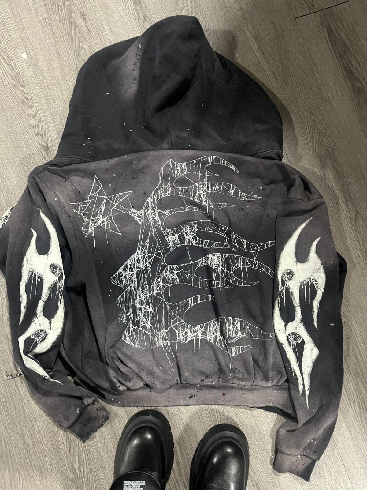 HELLSTAR Spider halloween hellstar hoodie Size US S / EU 44-46 / 1 - 2 Thumbnail