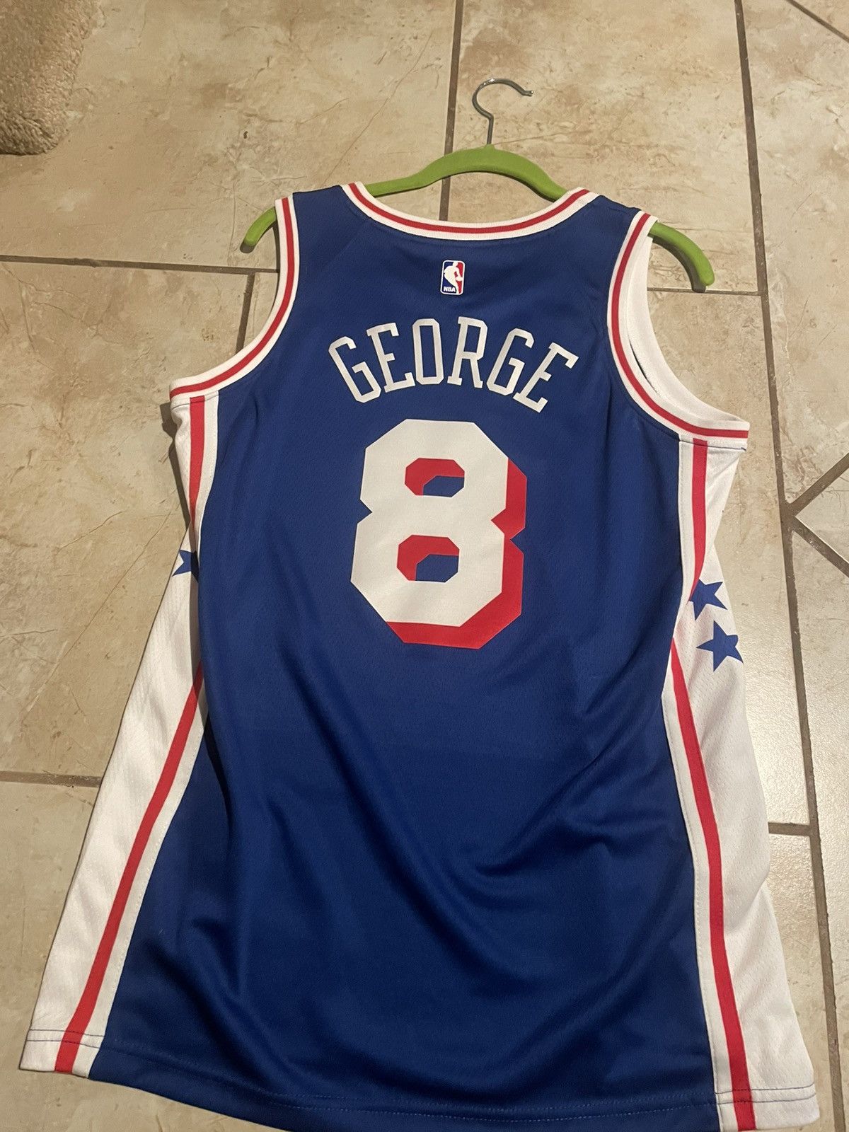 NBA × Nike Paul George Nike Swingman Sixers Jersey Size US M / EU 48-50 / 2 - 4 Thumbnail