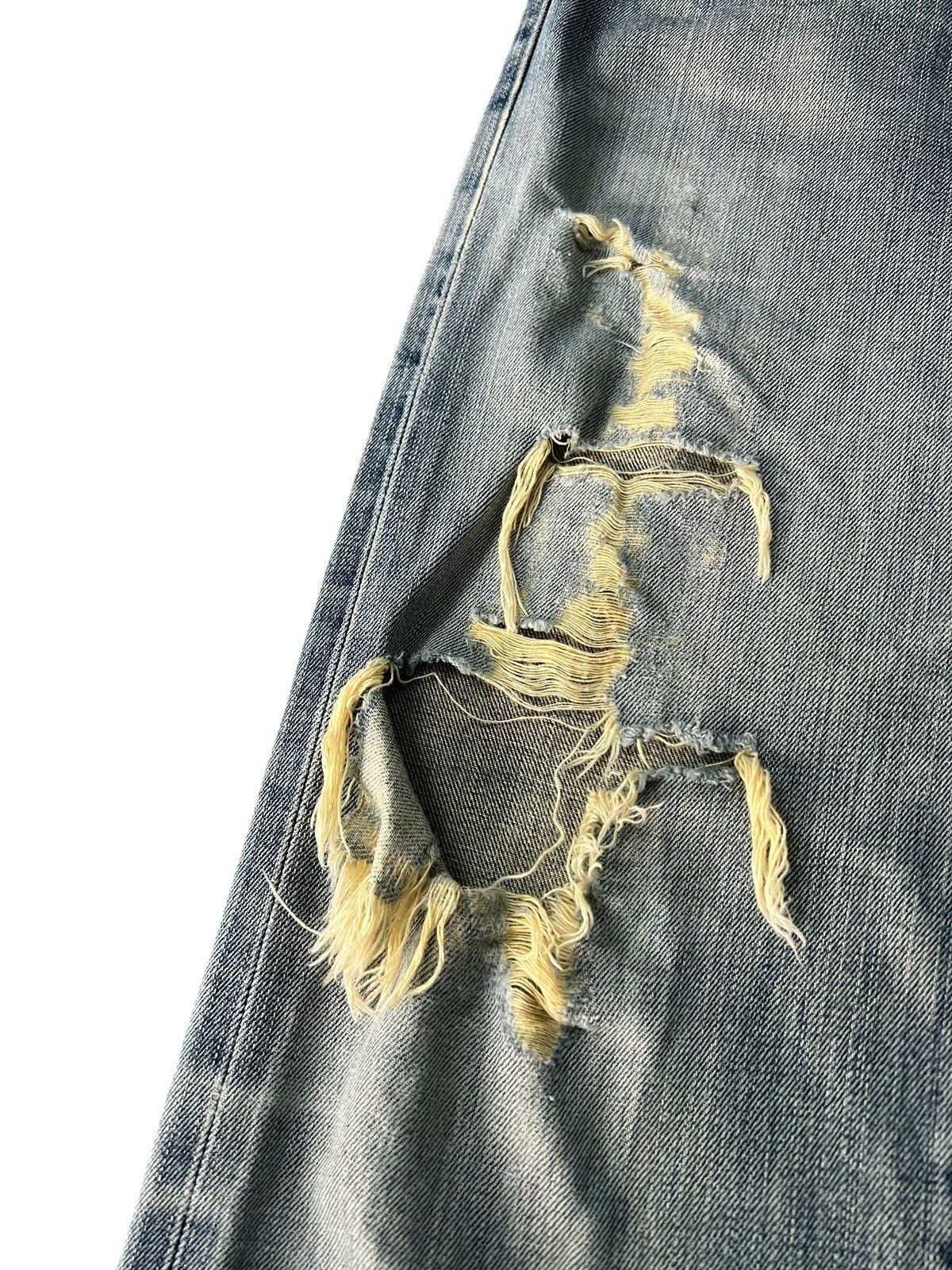 Edwin Edwin 505xx Selvedge Distressed Faded Jean Size US 31 - 3 Thumbnail