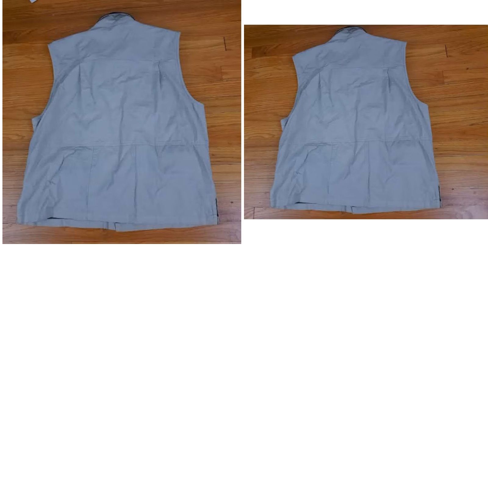 X-LARGE VINTAGE The Walking Co. Vest Full Zip Canvas Outdoor XL Beige Men Size US XL / EU 56 / 4 - 8 Thumbnail