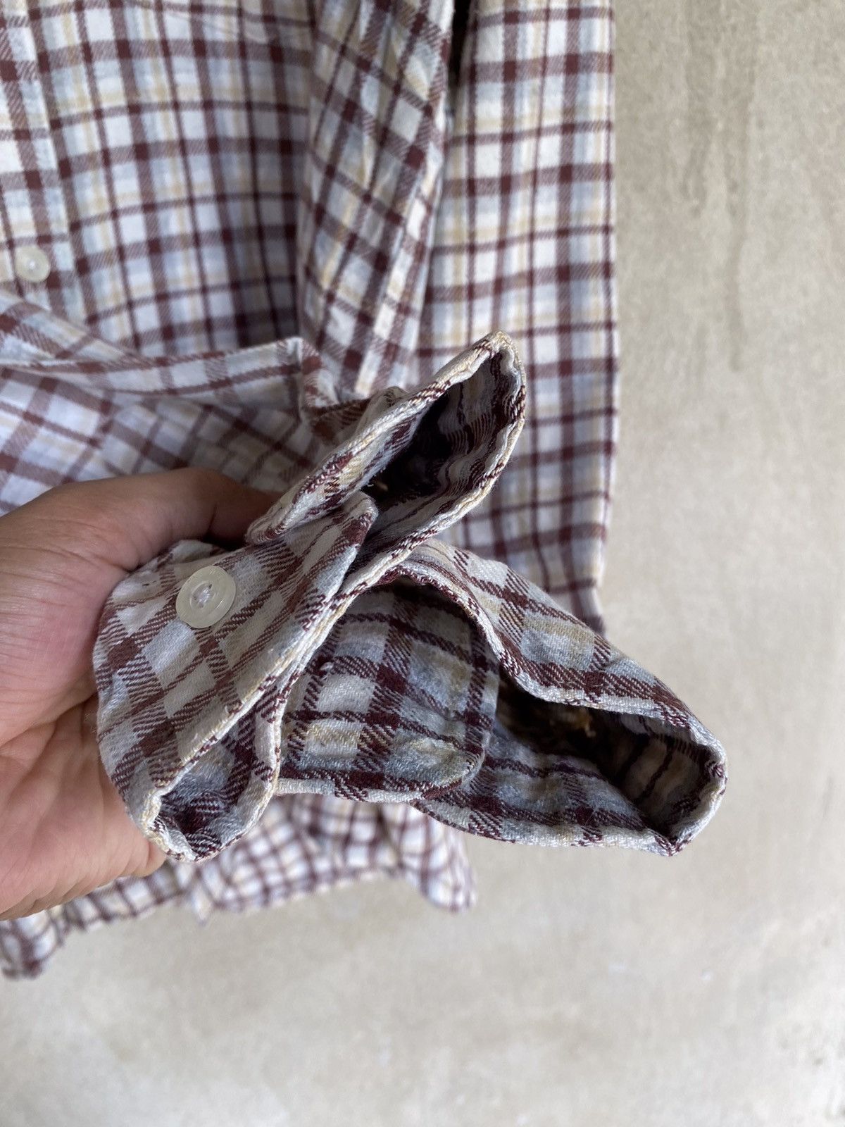 Flannel Michiko London Koshino Plaid Tartan Flannel Shirt Size US M / EU 48-50 / 2 - 6 Thumbnail