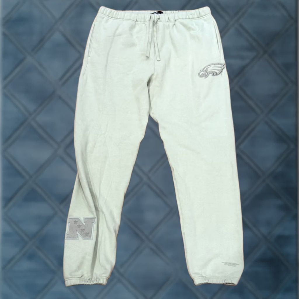 Pro Standard NFL Philadelphia Eagles Pro Standard Mens Sweatpants Size 3XL Green Football Jogger Activewear Size US 39 - 1 Thumbnail