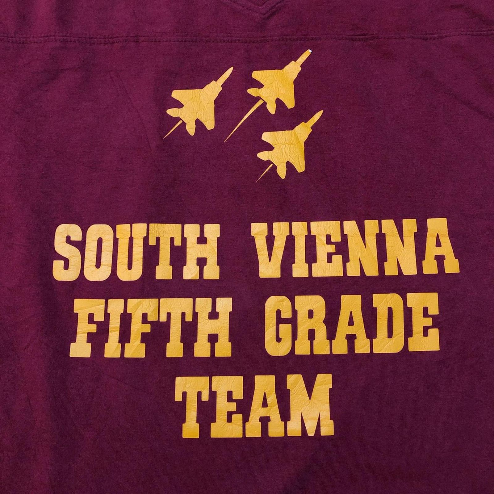 Other Maroon South Vienna Fifth Grade Team Graphic Number Tee Size US M / EU 48-50 / 2 - 3 Thumbnail