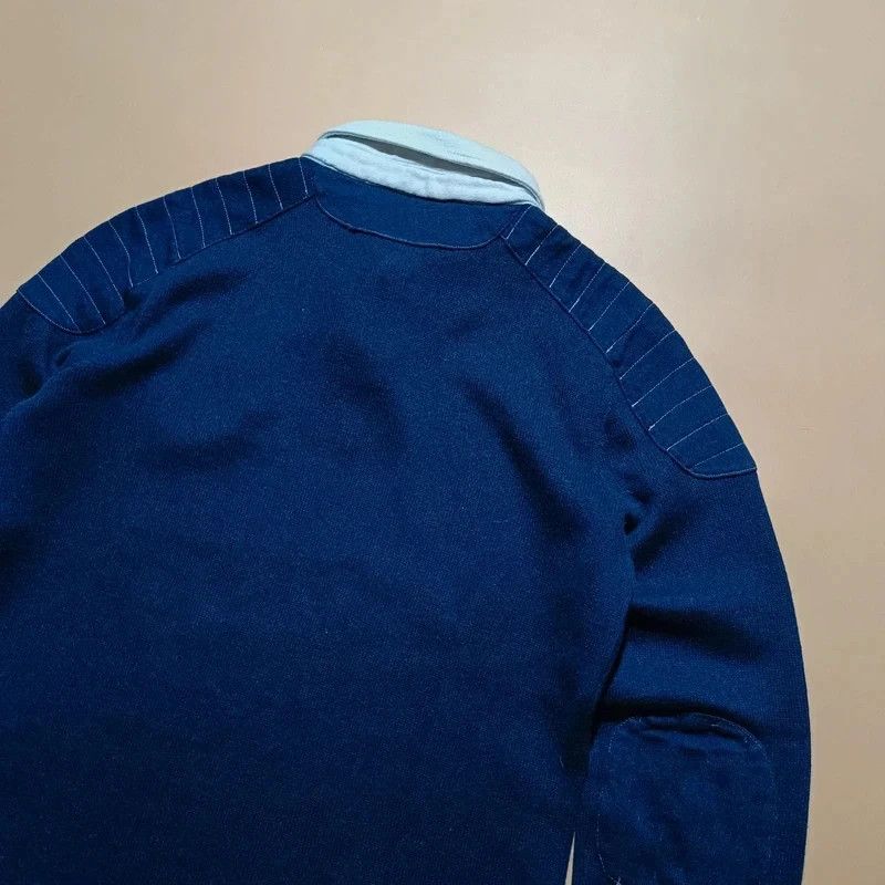 Ralph Lauren Ralph Lauren Blue Cashmere Blend Polo Shirt M Big Logo Size US M / EU 48-50 / 2 - 15 Thumbnail