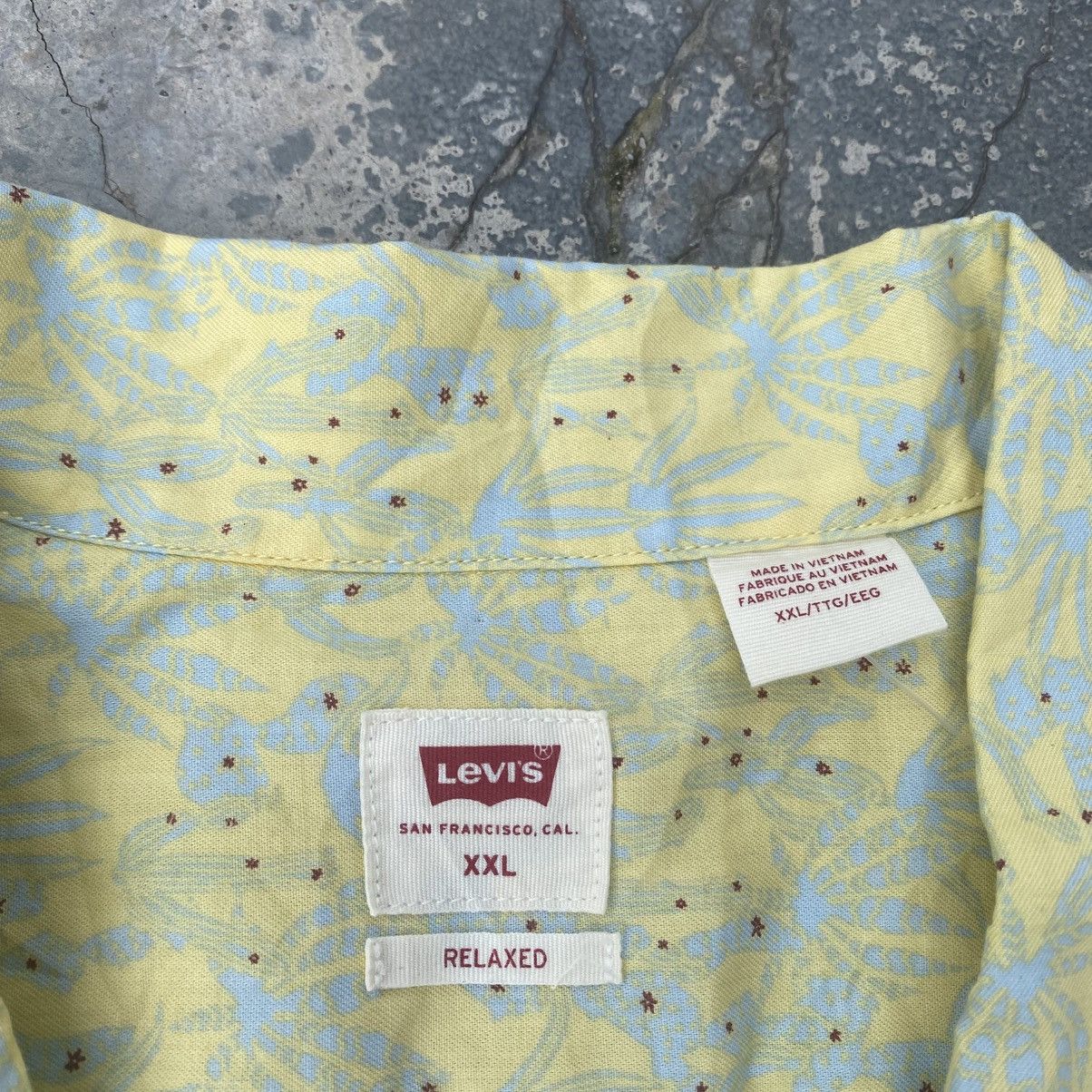 Levi's Y2K Levis Soft Lyocell Hawaii Shirt Size US XXL / EU 58 / 5 - 5 Thumbnail