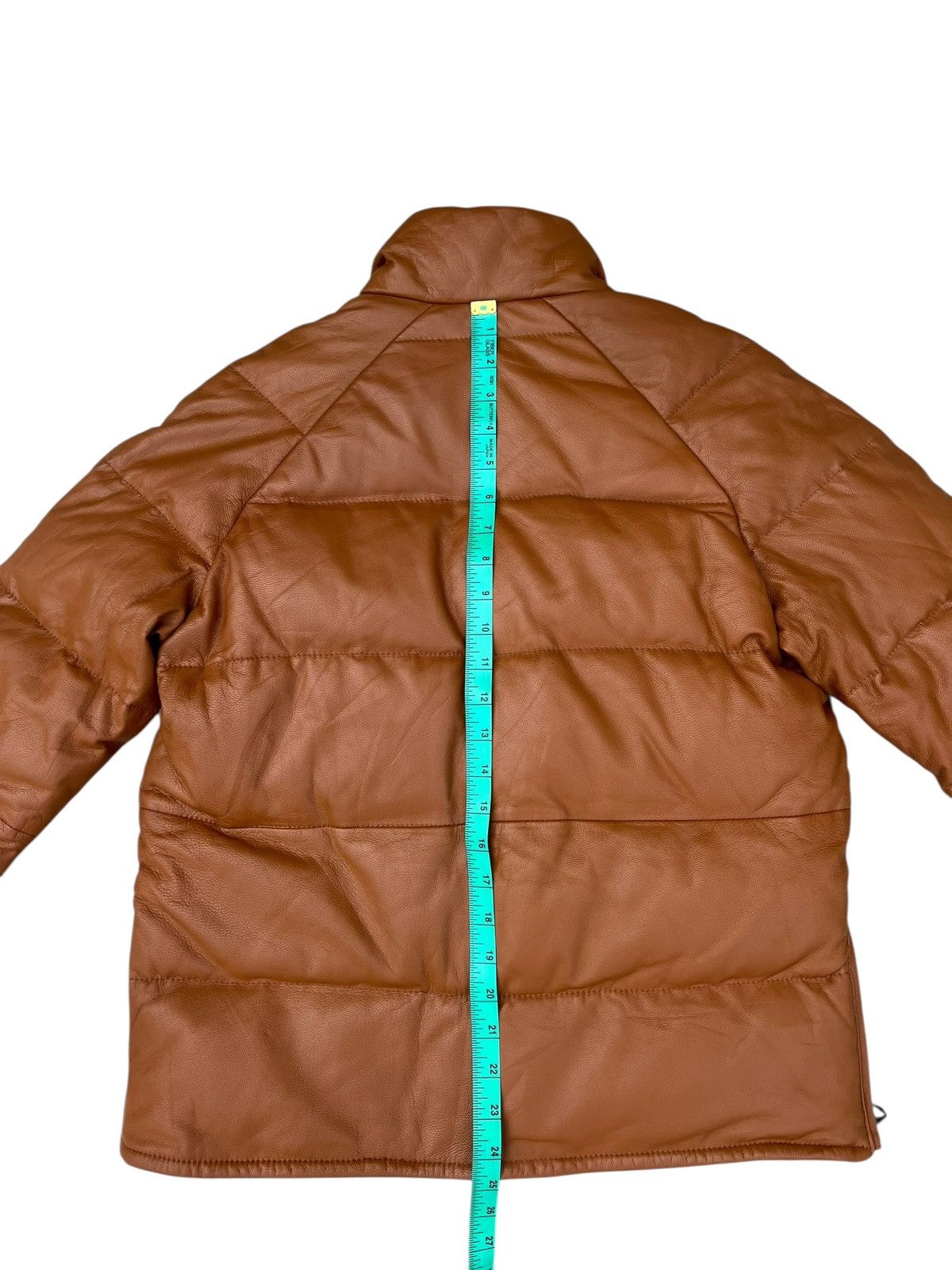 JACKROSE Jackrose Goatskin Leather Down Feather Puffer Jacket Size US M / EU 48-50 / 2 - 20 Thumbnail