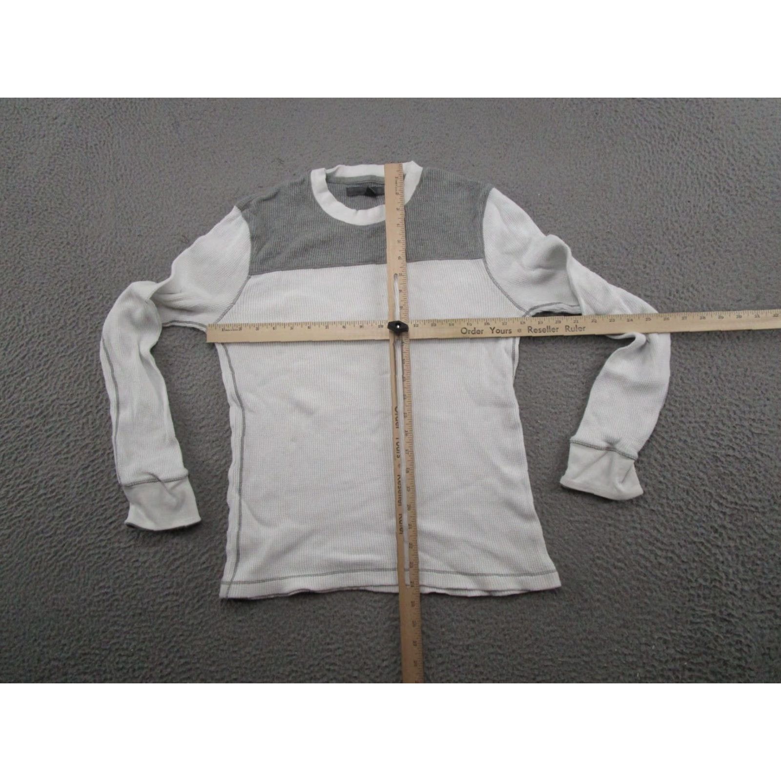 Old Navy VTG Old Navy Thermal Long Sleeve Base Layer Shirt M White Knits Crew Neck Outdoor, Base Layer, Thermal Mens Shirt Size US M / EU 48-50 / 2 - 6 Thumbnail