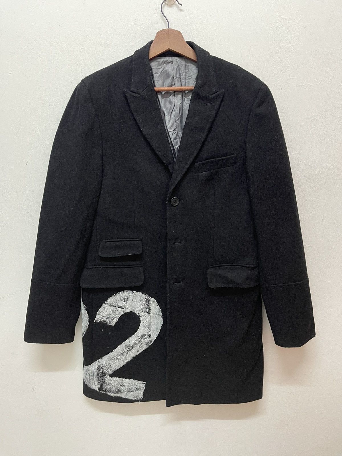 French Connection RARE DESIGN FRENCH CONNECTION WOOL JACKET Size US M / EU 48-50 / 2 - 3 Thumbnail