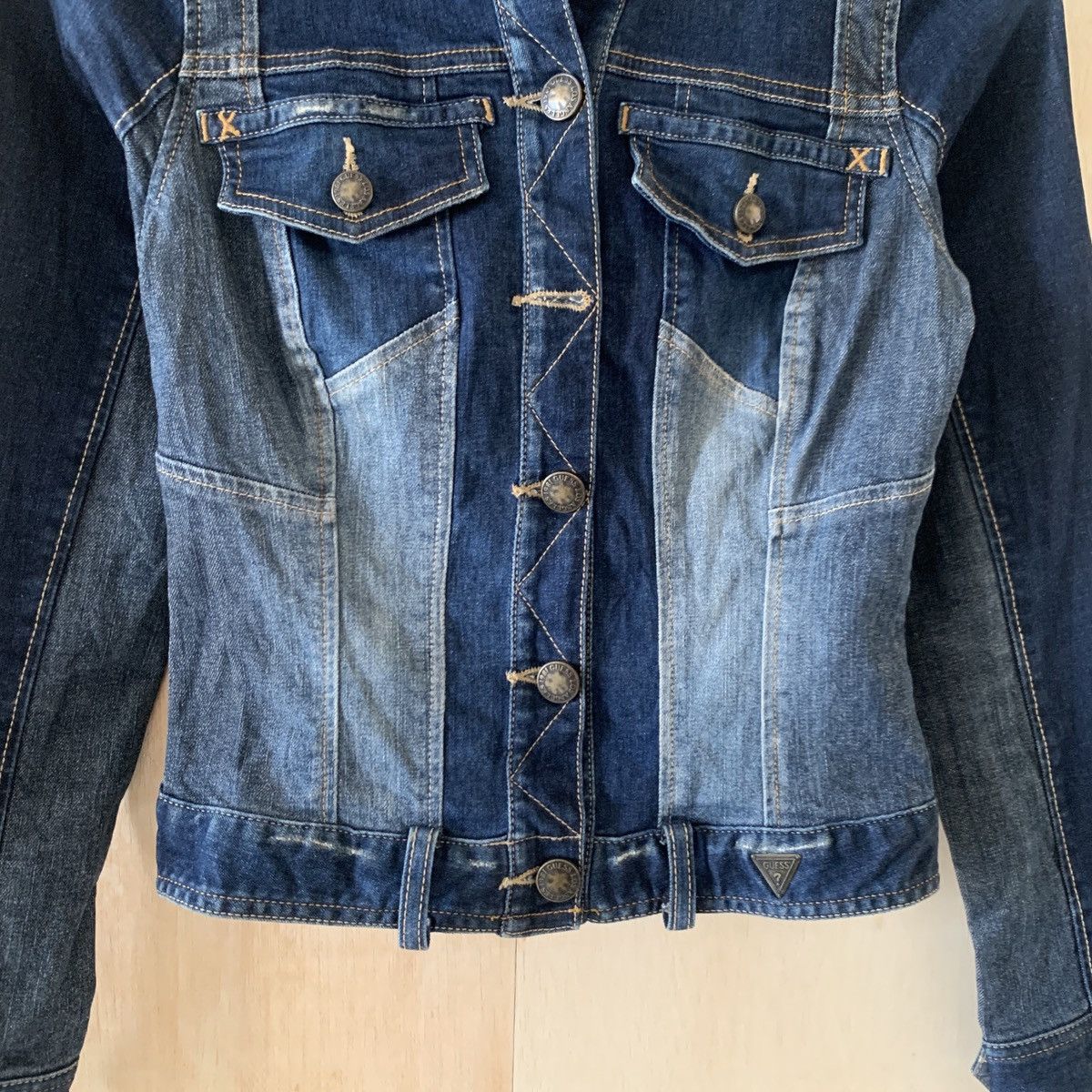 Designer × Guess Y2K Guess Los Angeles Trucker Denim Trucker Women's Jacket Size S / US 4 / IT 40 - 5 Thumbnail