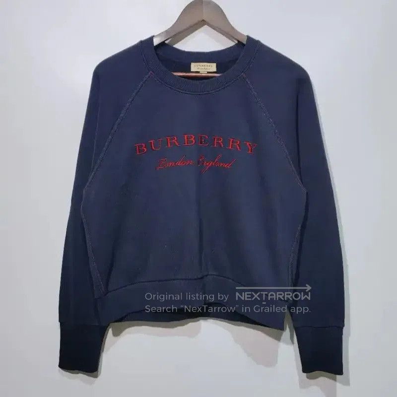 Burberry Burberry Navy Cotton Women’s Sweatshirt. Size M / US 6-8 / IT 42-44 - 1 Thumbnail
