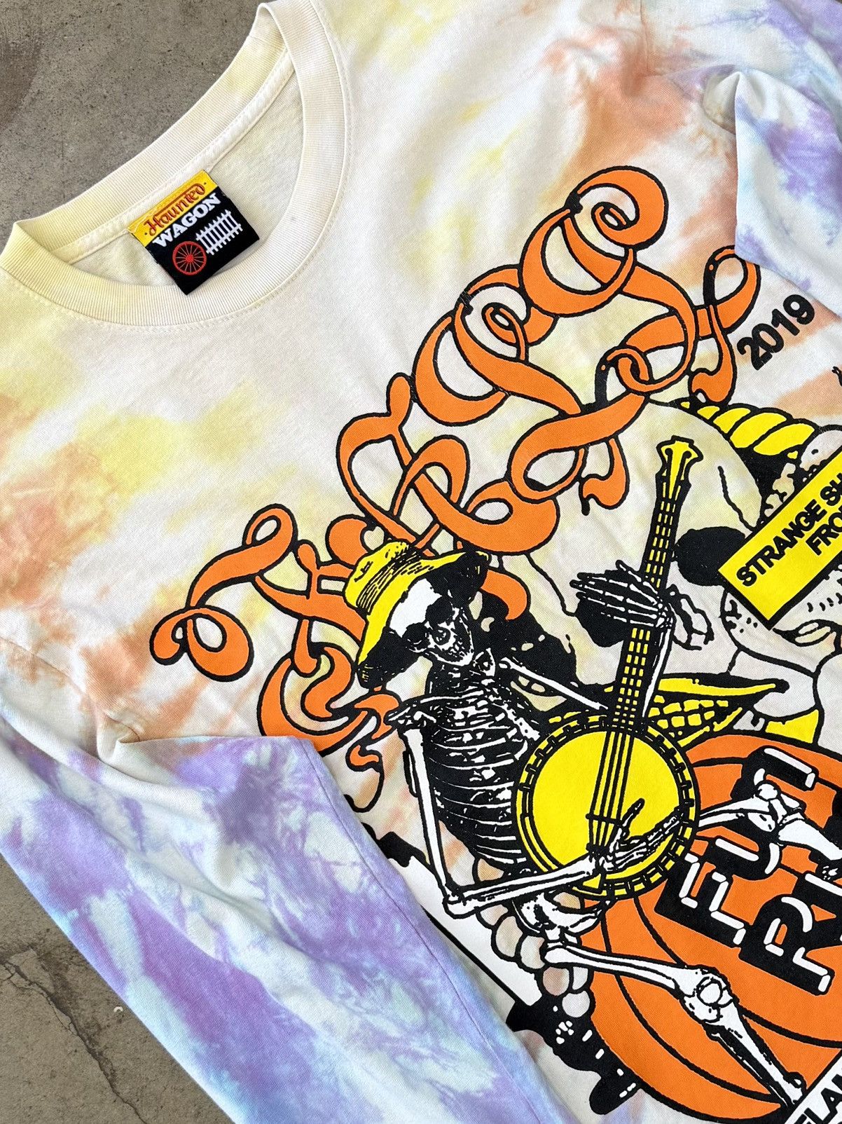 Online Ceramics Online Ceramics Haunted Wagon Long Sleeve Tie Dye Tee Medium Size US M / EU 48-50 / 2 - 5 Thumbnail